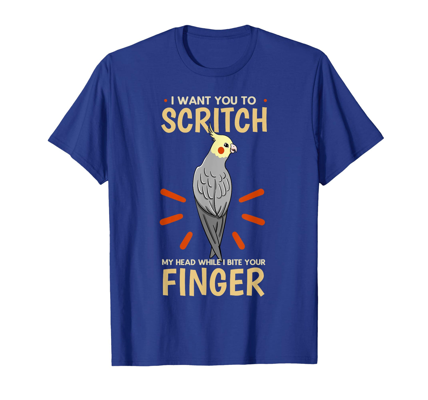 Cockatiel Cockatoo Lutino Quarrion Weiro Bird Parrot Tiel T-Shirt