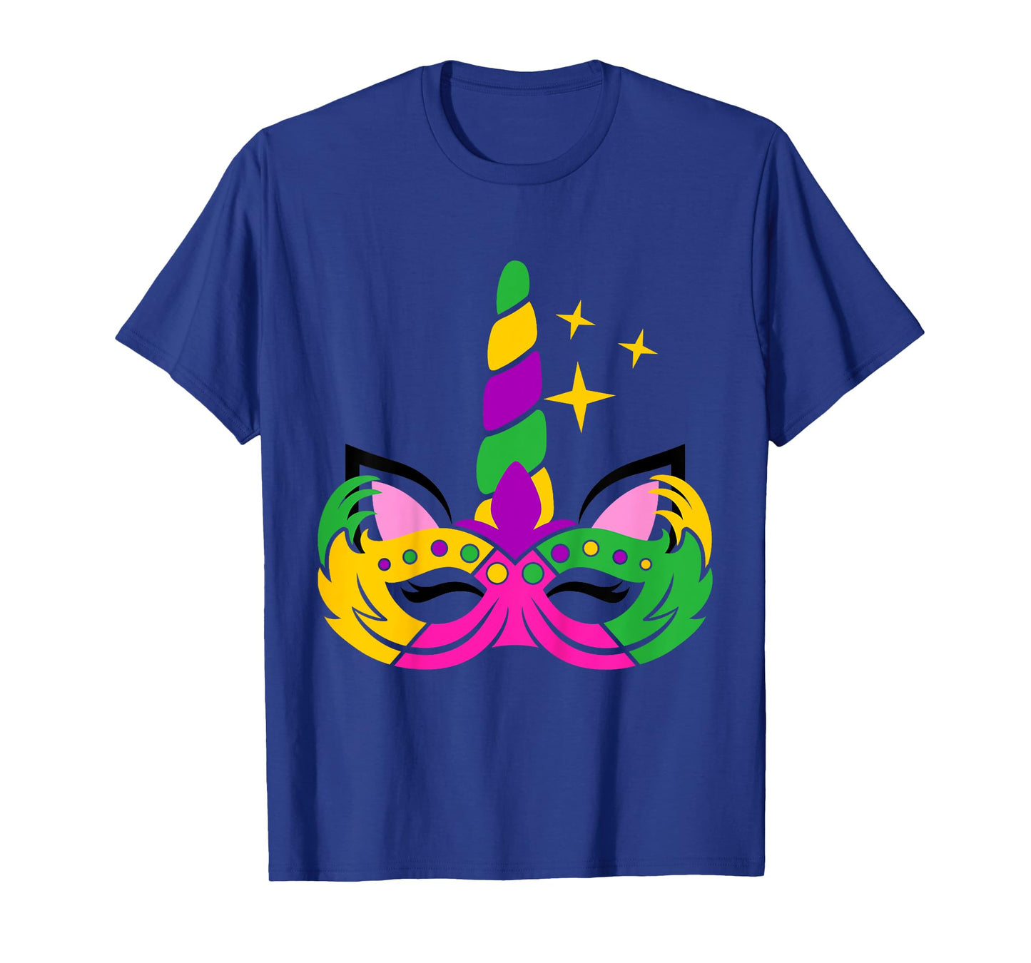 Girls Mardi Gras Unicorn for Baby and Toddler T-Shirt