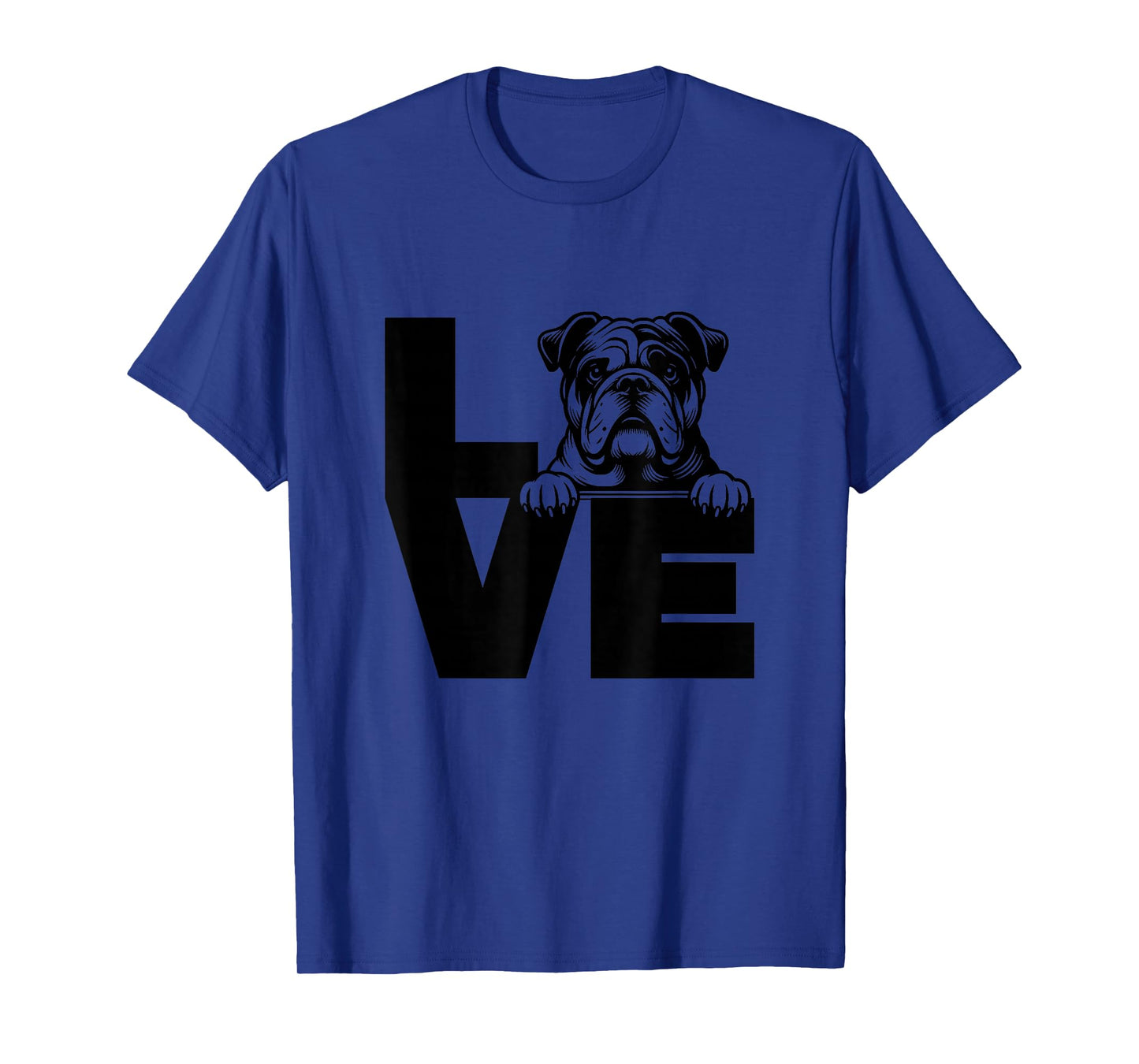 Love Bulldog Dog T-Shirt