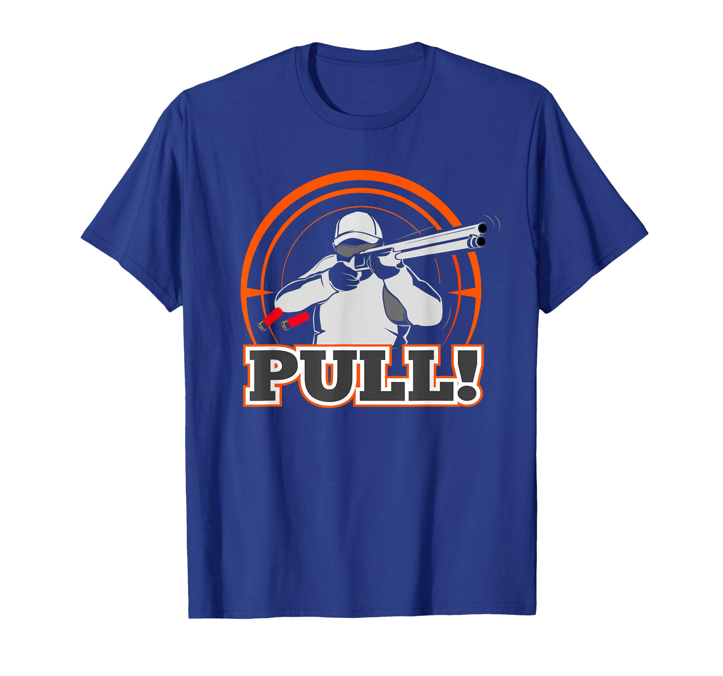 Pull Clay Skeet Shooting T Shirt Trap Shotgun Shotgun Gift T-Shirt