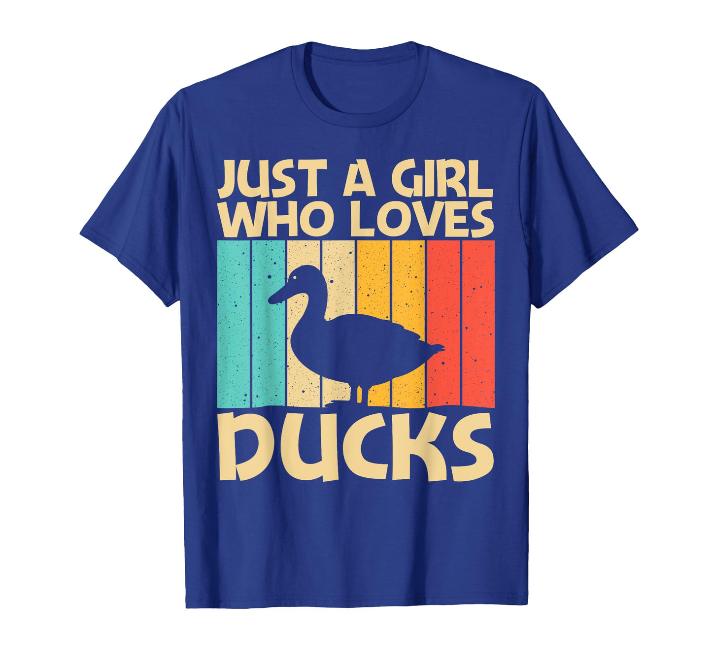 Funny Duck Design For Girls Kids Duck Farmer Hunting Lovers T-Shirt