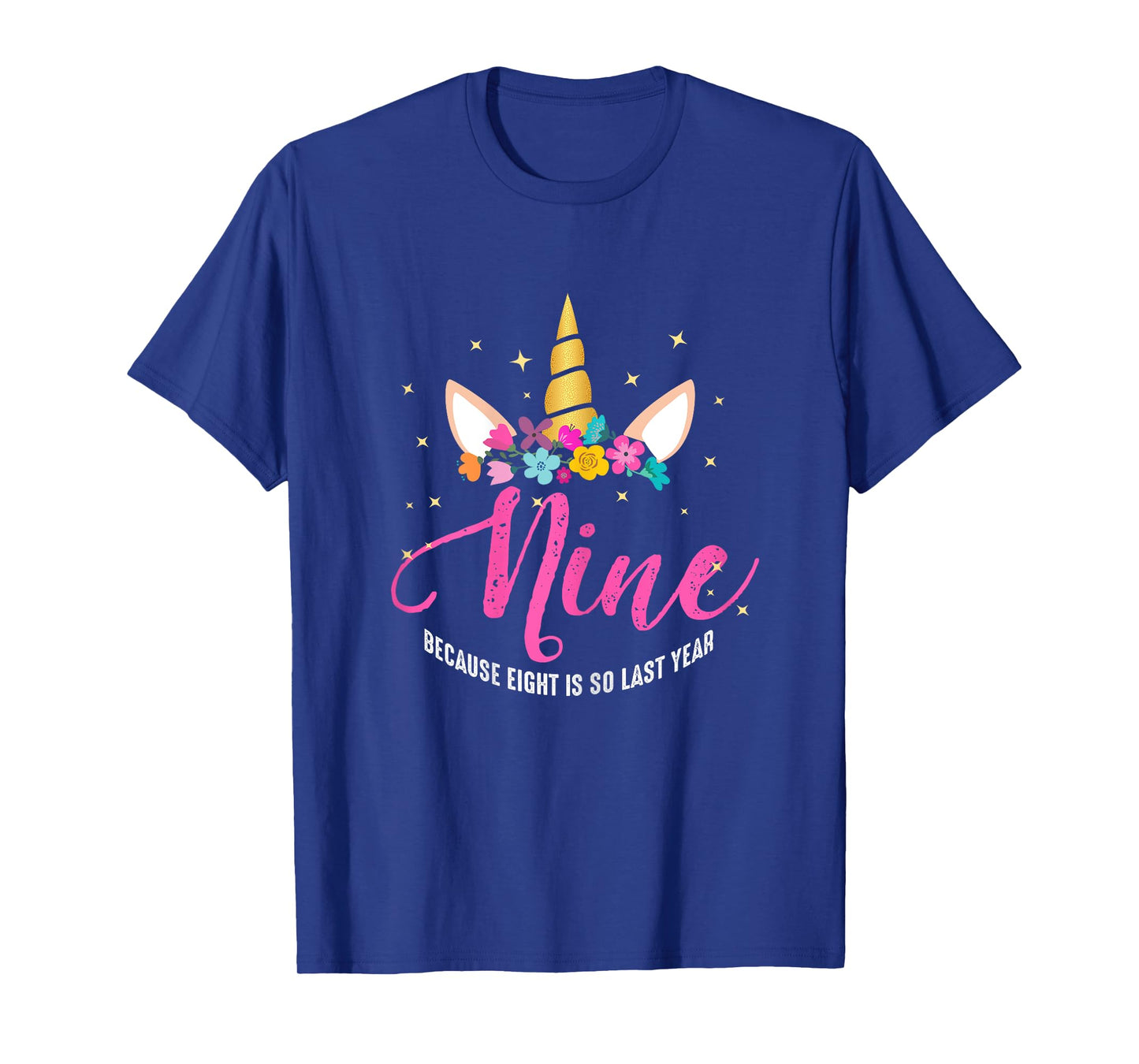 9 Years Old Birthday Girl Gifts Unicorn 9th Birthday T-Shirt