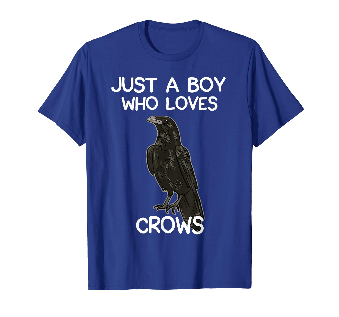 Just A Boy Who Loves Crows for Men Crow and Raven Lovers T-Shirt