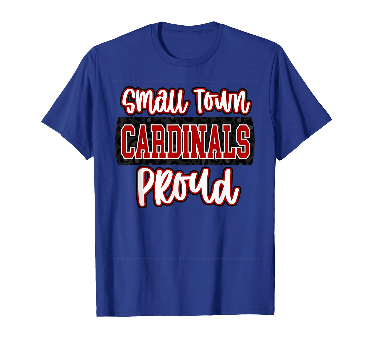 Small Town Cardinal Pride School Spirit T-Shirt