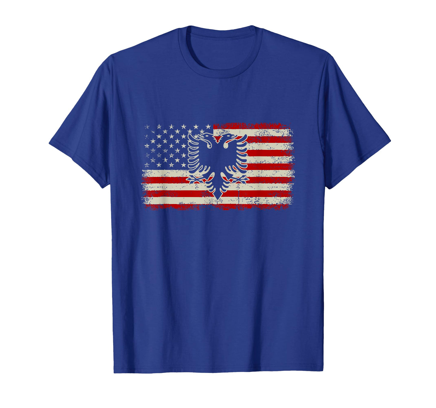 Albania American USA Flag Patriotic Albanian T-Shirt for Women Men