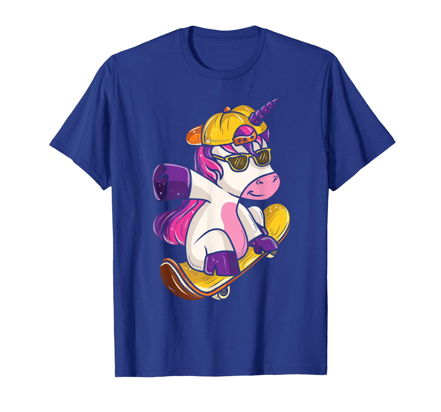 Unicorn Skateboarda Skateboard Art T-Shirt