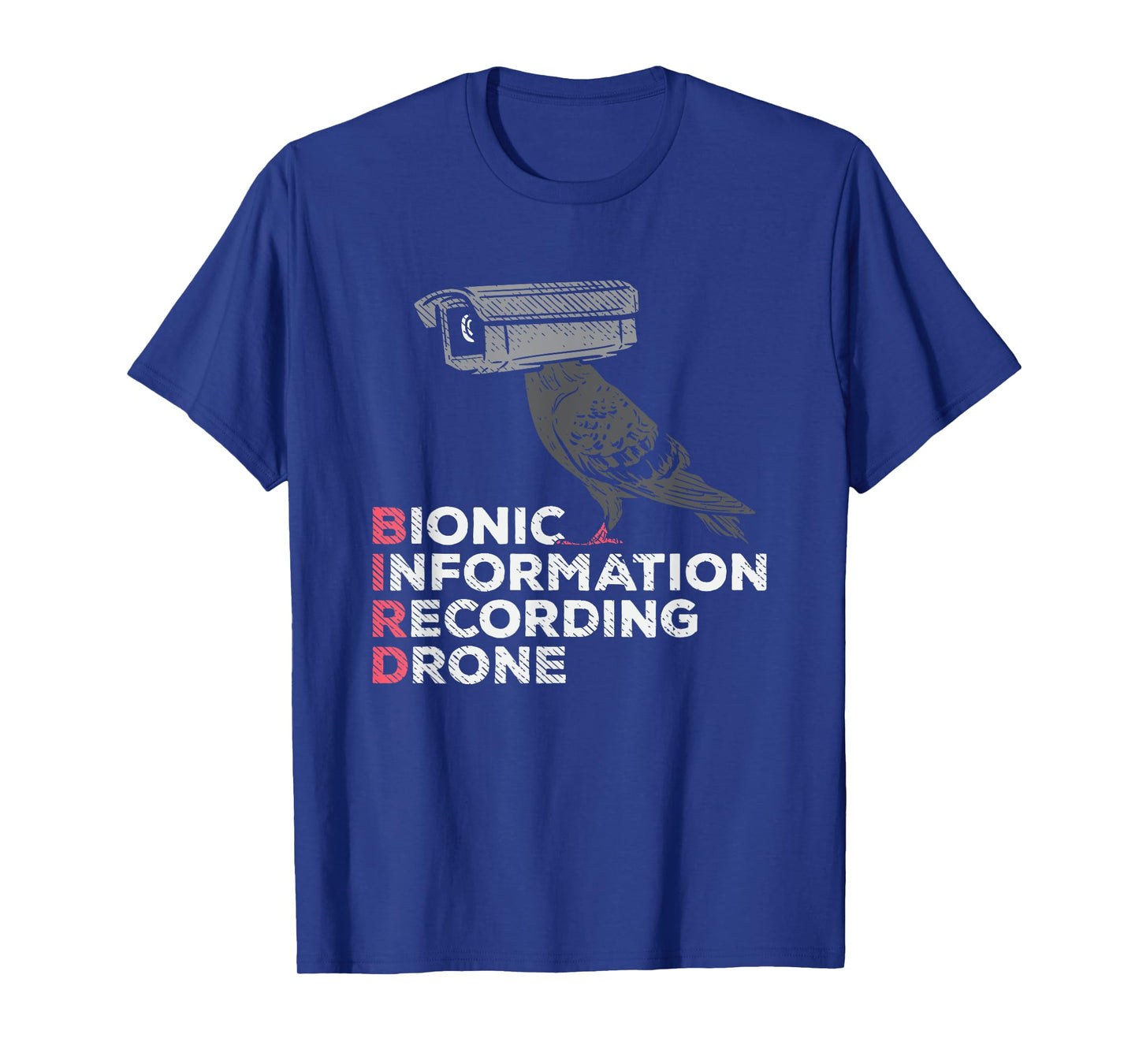 Funny Conspiracy Theories Pigeons are not real, conspiracy theory T-Shirt for Men, Black, Small, Short Sleeve, Classic Fit