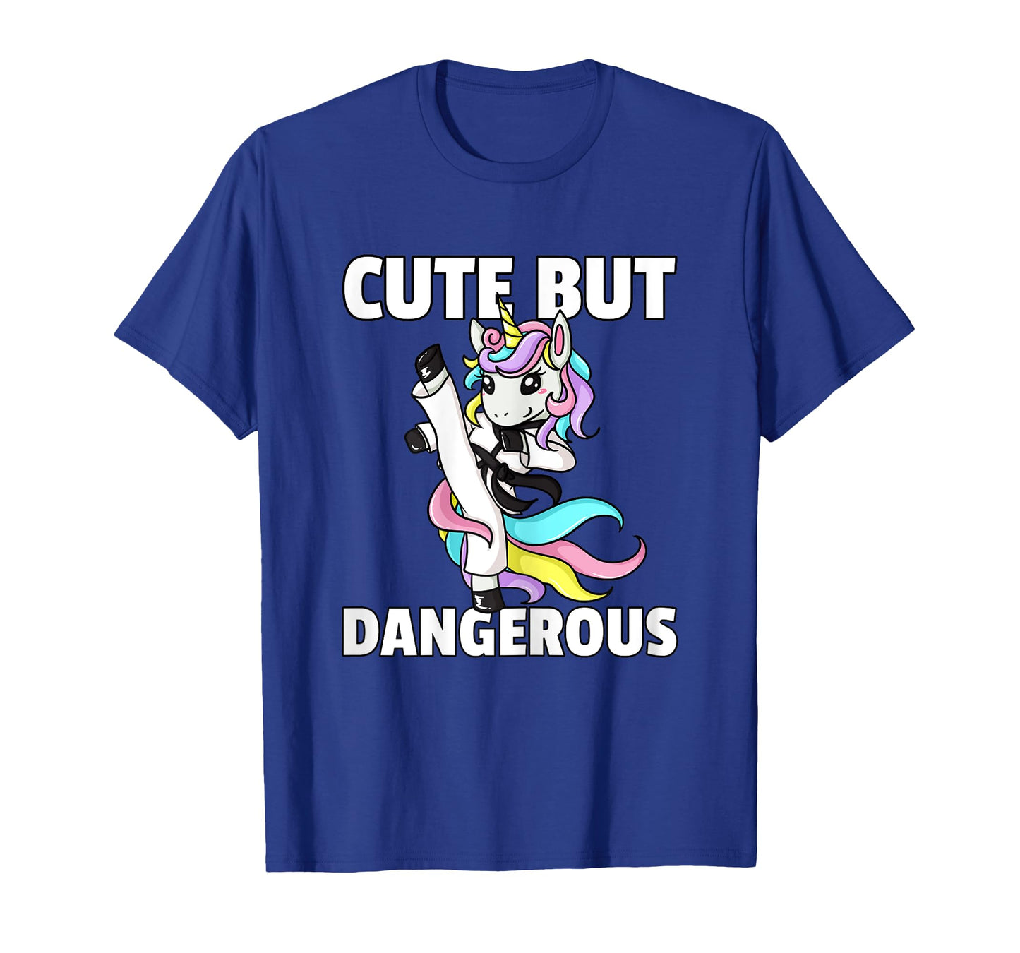 Unicorn Karate Gift Girl Taekwondo Jiu Jitsu MMA BJJ T-Shirt