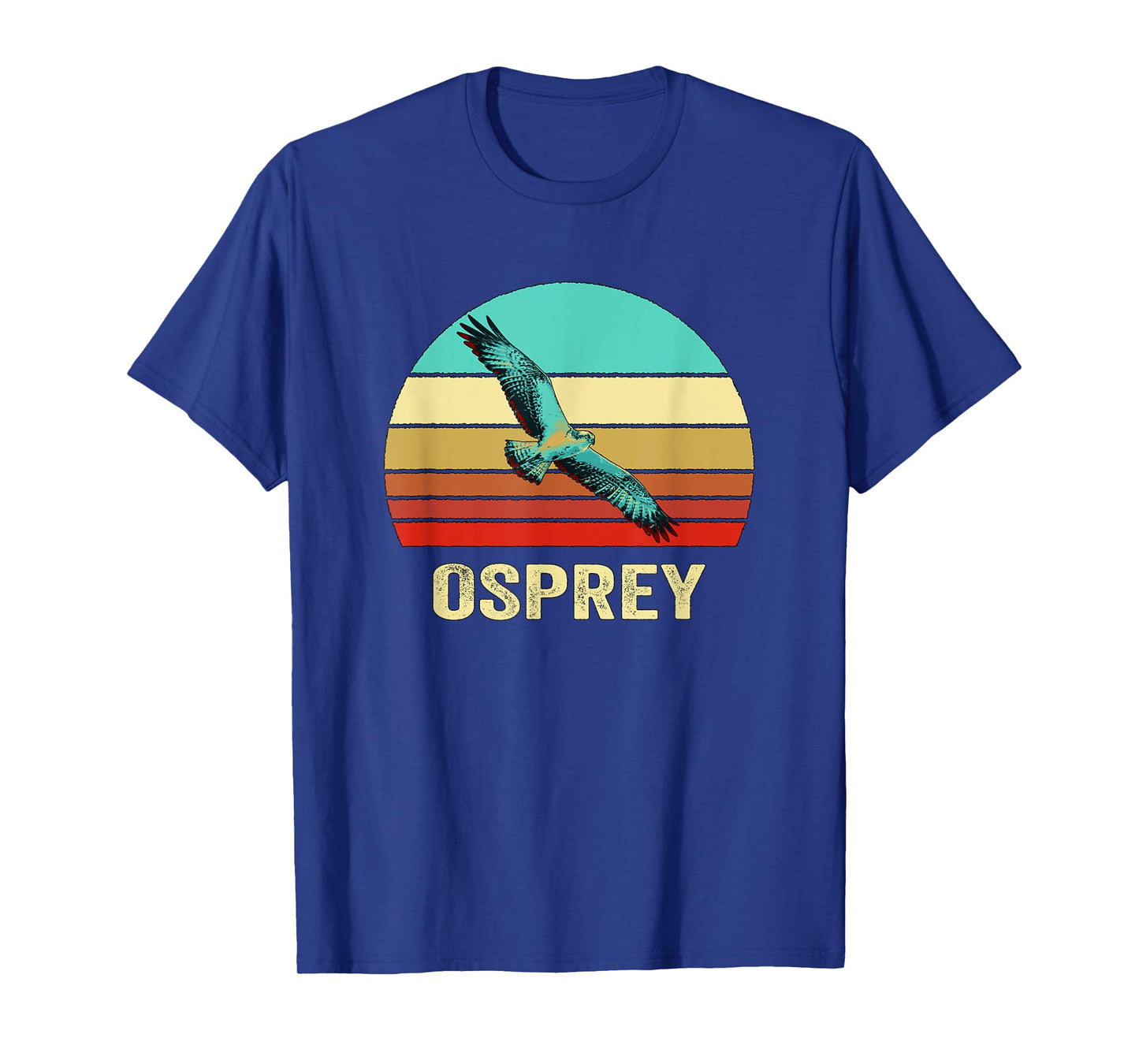 Vintage Retro Style Sunset Osprey T-Shirt