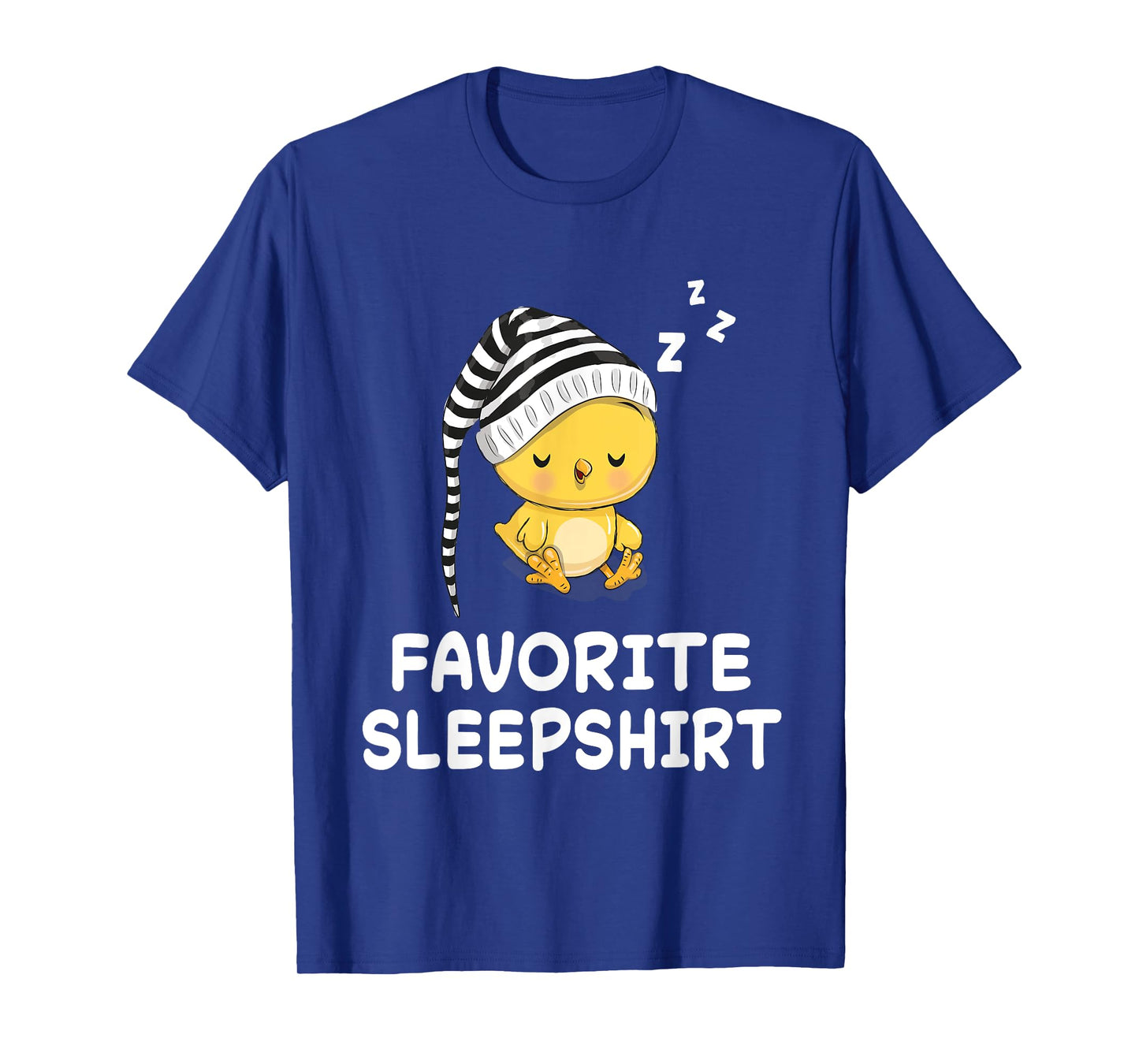 Chick Chicken Nap Sleeping Sleep Pajama Nightgown T-Shirt