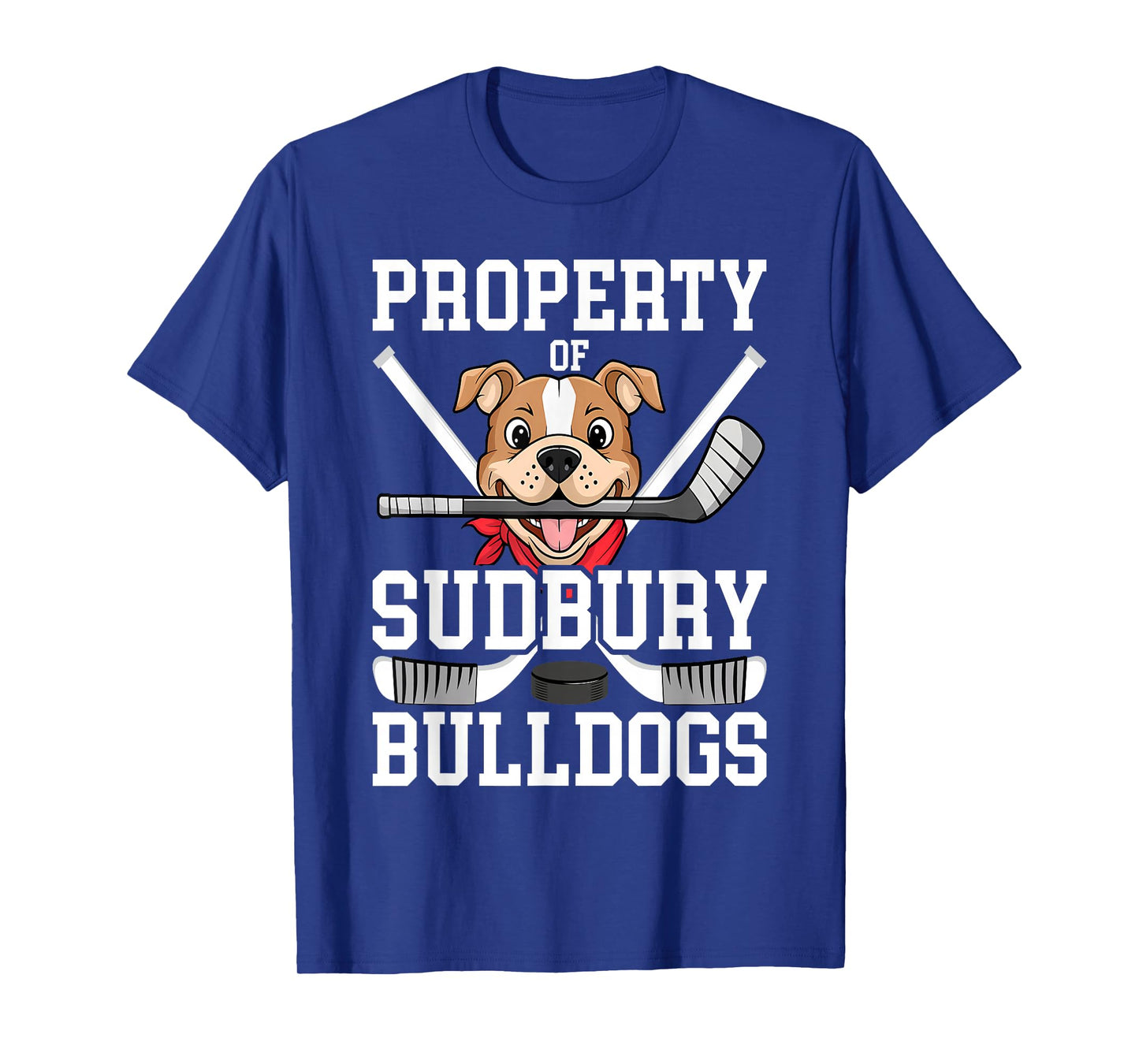 Men Women Property of Sudbury Bulldog Funny T-Shirt