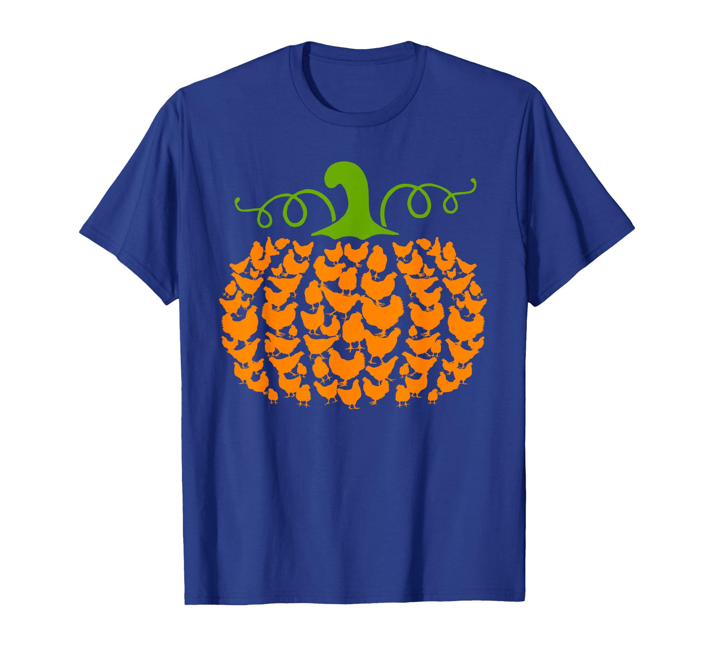 Pumpkin Chickens Lover Halloween Costume Girls Women T-Shirt