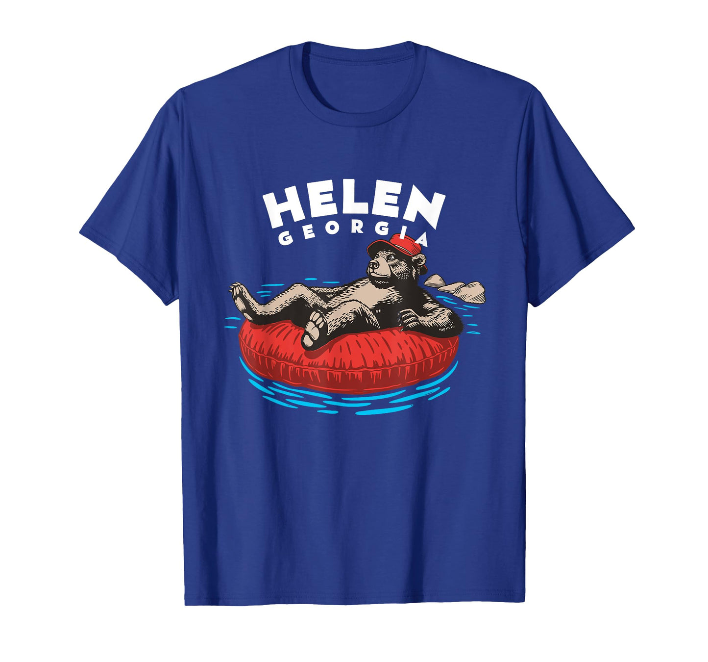 Helen Georgia Chattahoochee River Tubing Bear GA Vacation T-Shirt