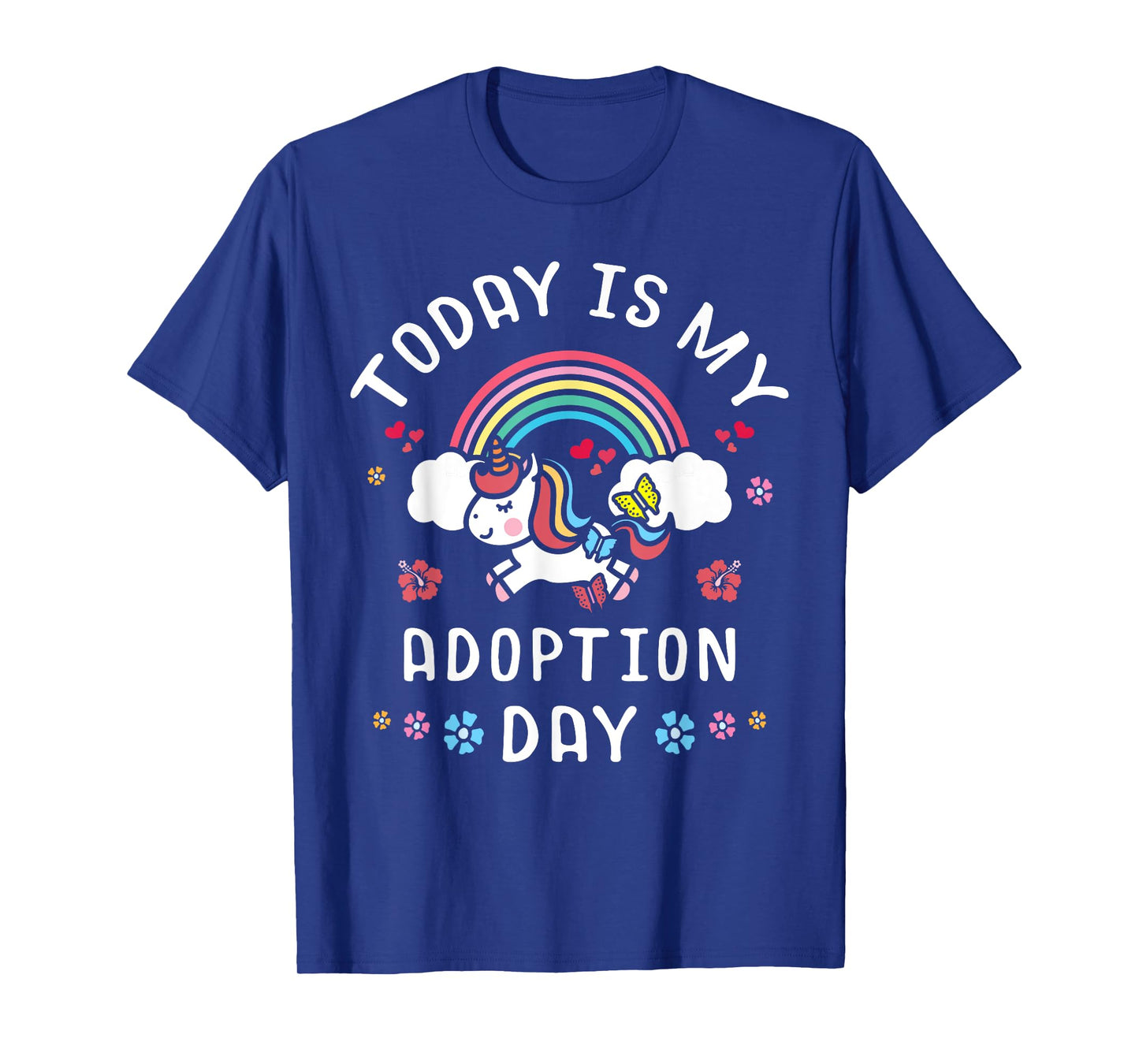 Today Is My Adoption Day Officially Adopted Magical Unicorn T-Shirt