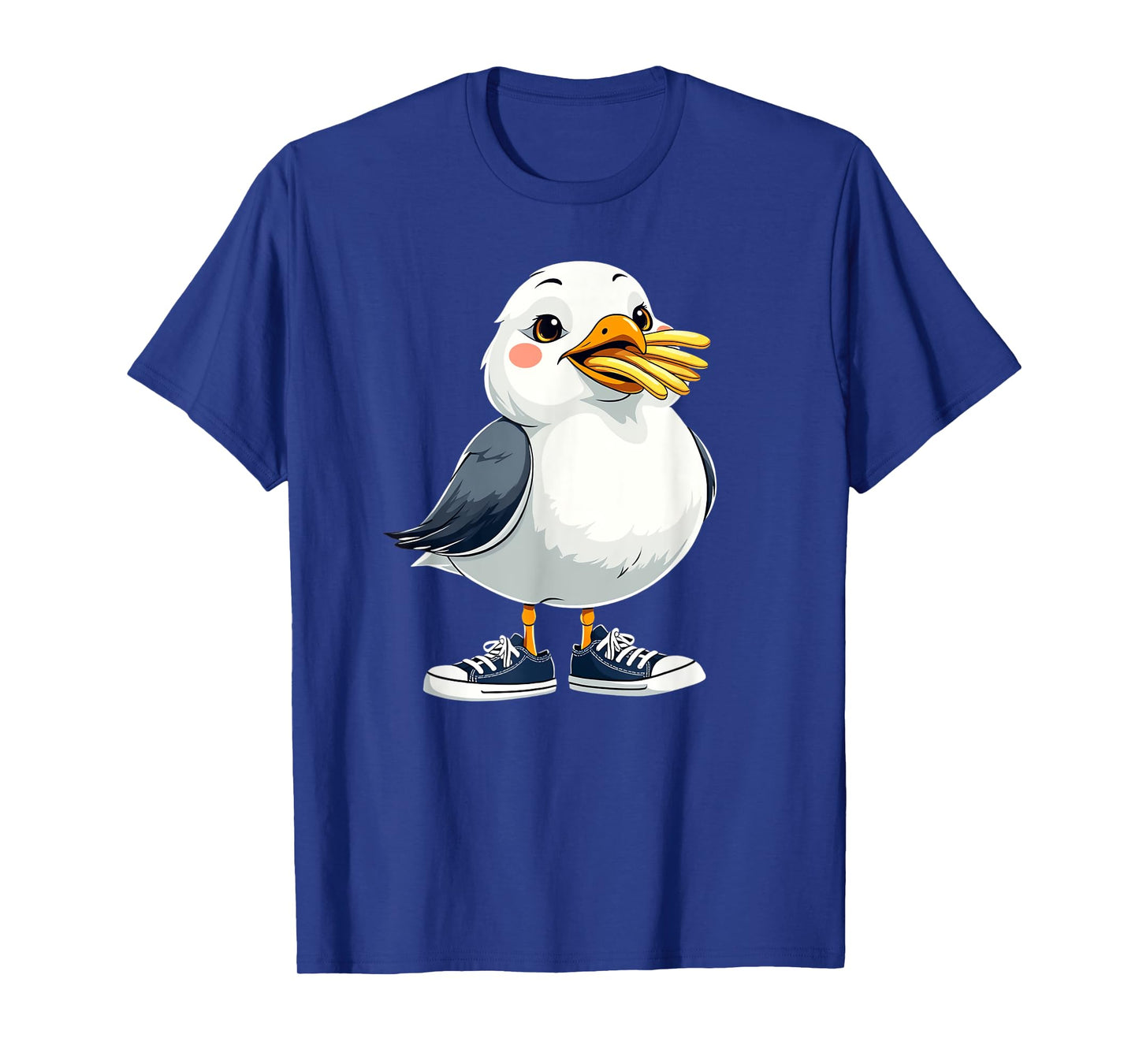 Seagull With Fries And Sneakers Fun T-Shirt