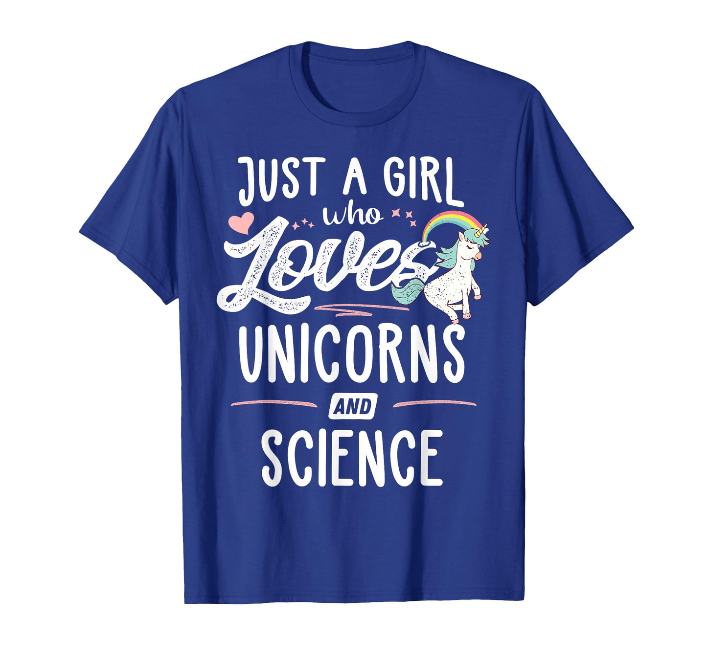 Just A Girl Who Loves Unicorns And Science Gift Women T-Shirt