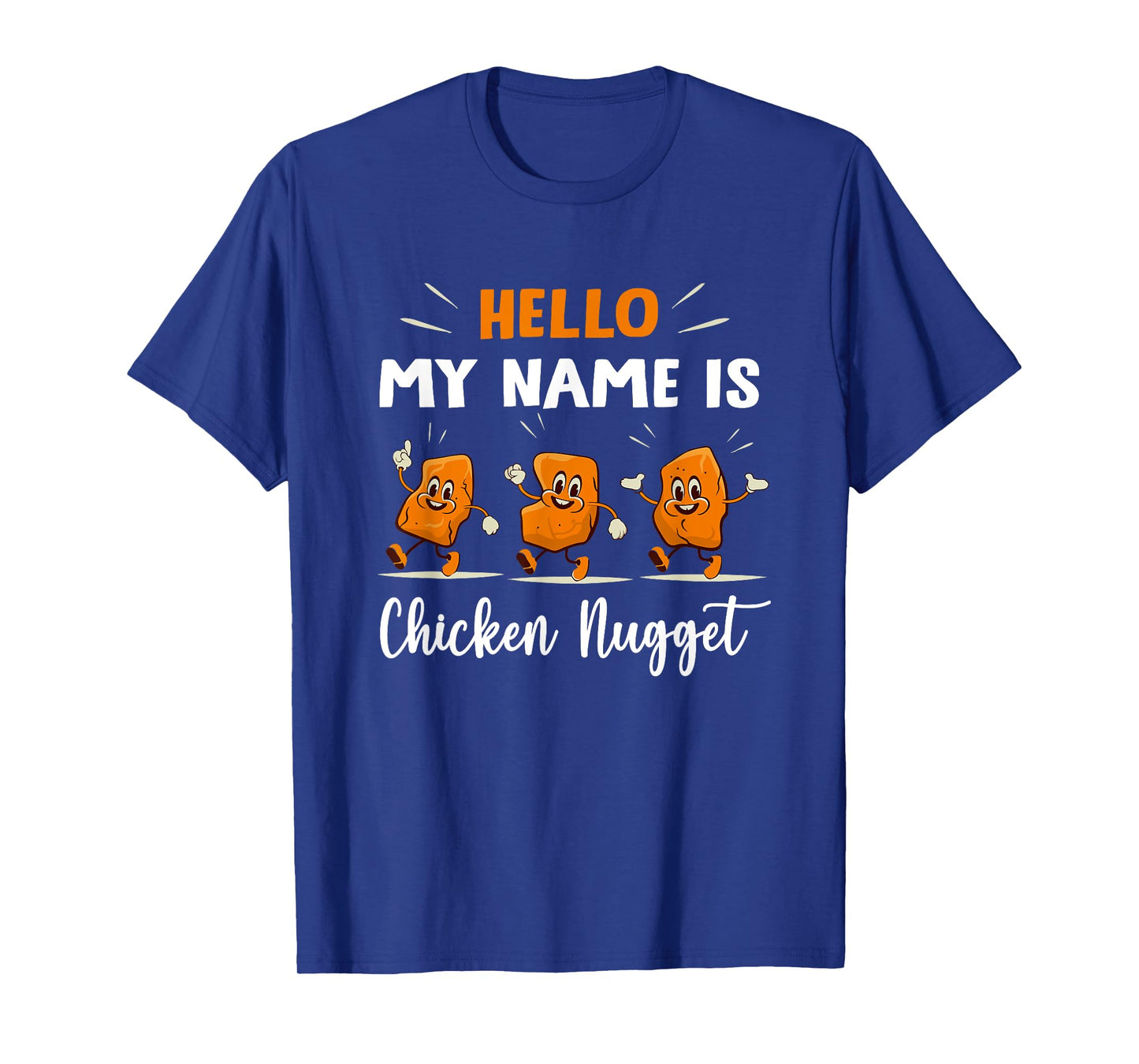 Hello My Name Is Chicken Nugget Halloween Costume Kids T-Shirt