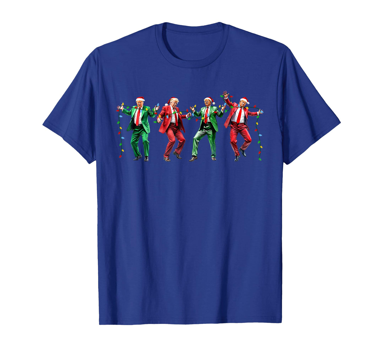 Funny Trump Dance Santa Claus Christmas Xmas Pajamas YMCA T-Shirt