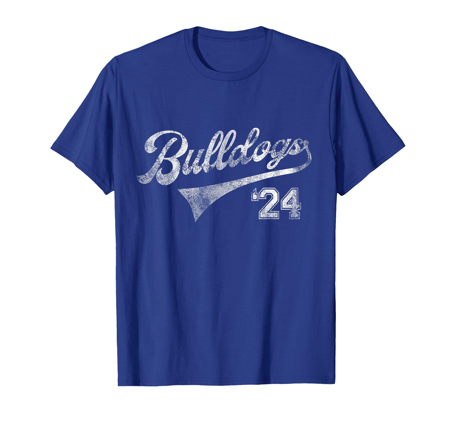 Bulldogs 2024 School Sports Fan Team Spirit Mascot Vintage T-Shirt