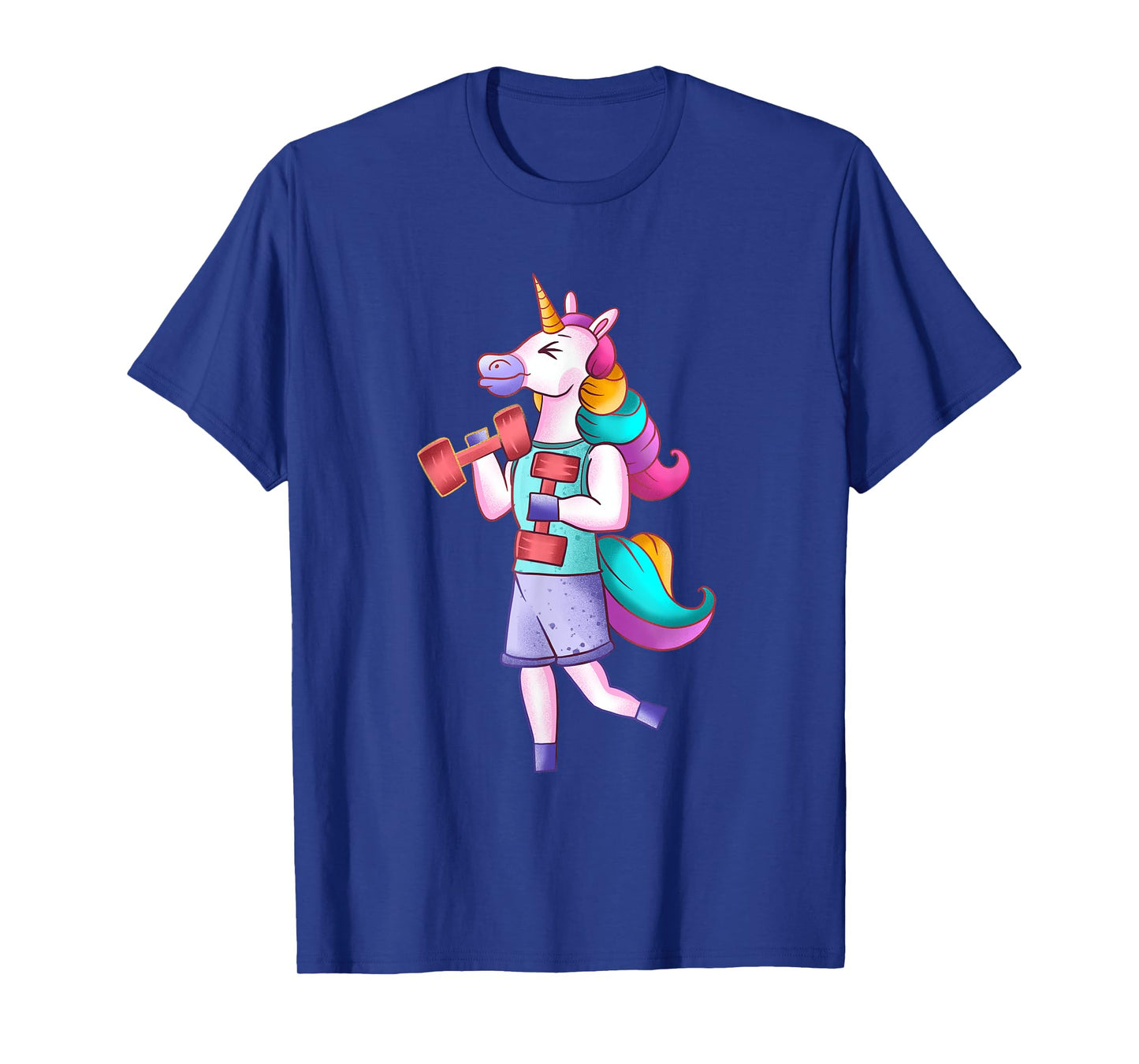 Funny Unicorn Gym Athlete Working Out Unicorn Gym Lover T-Shirt