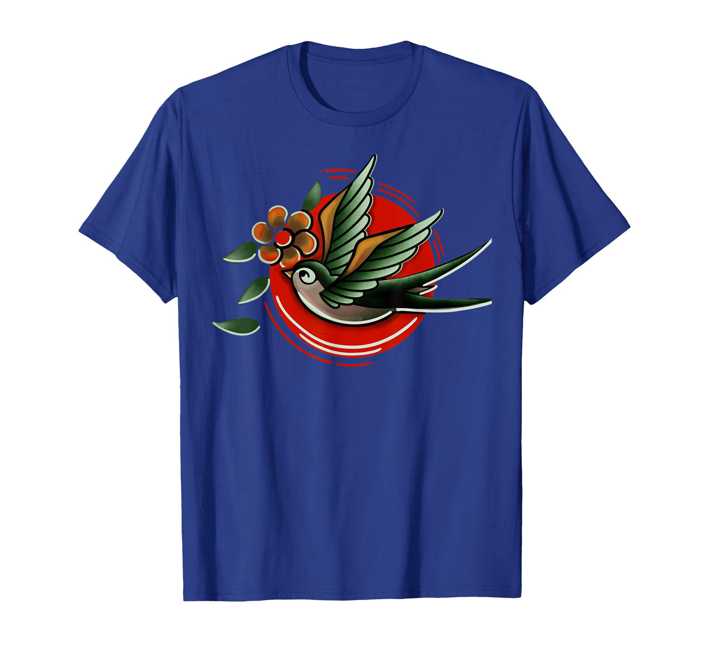 TRADITIONAL SWALLOW, AMERICAN OLD SCHOOL BIRD T-Shirt