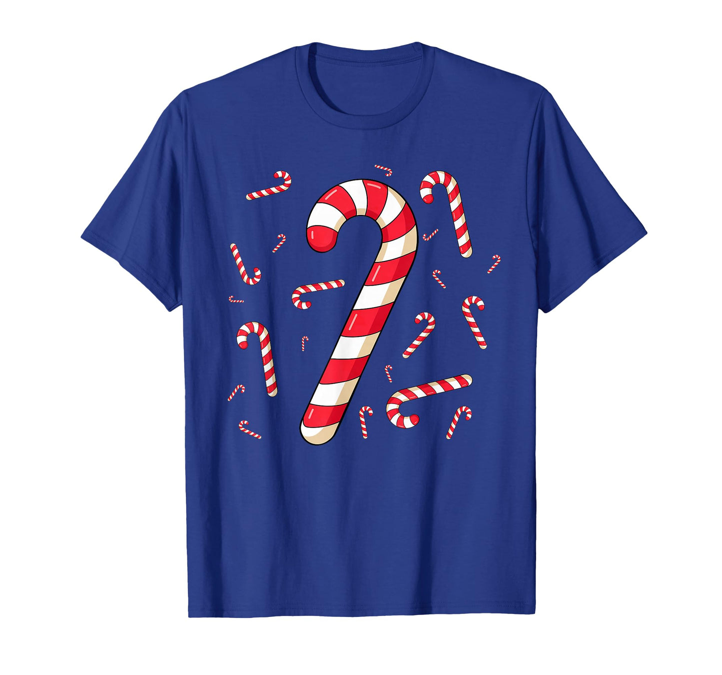 Christmas Candy Cane Santa Xmas Family Kid Toddler Women Men T-Shirt