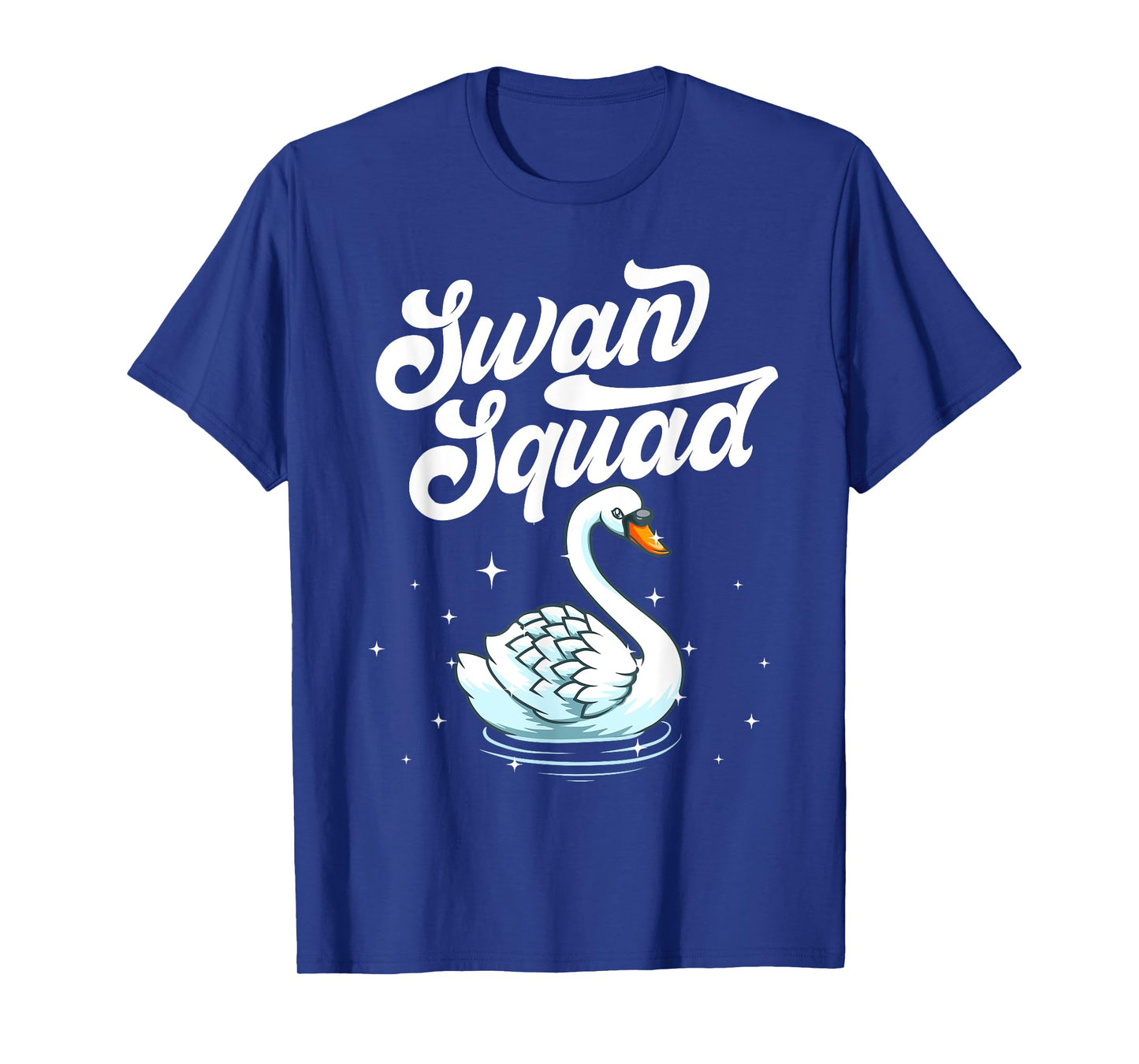 Cool Swan Art For Men Women Bird Watcher Waterfowl Lake Swan T-Shirt