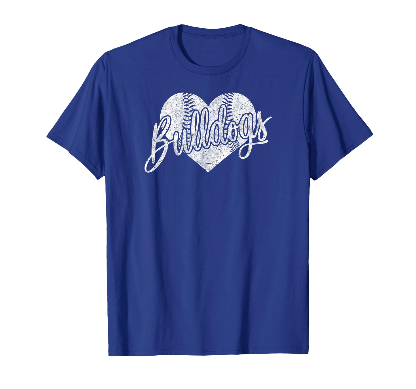 Bulldogs Baseball Softball High School Team Mascot Mom T-Shirt