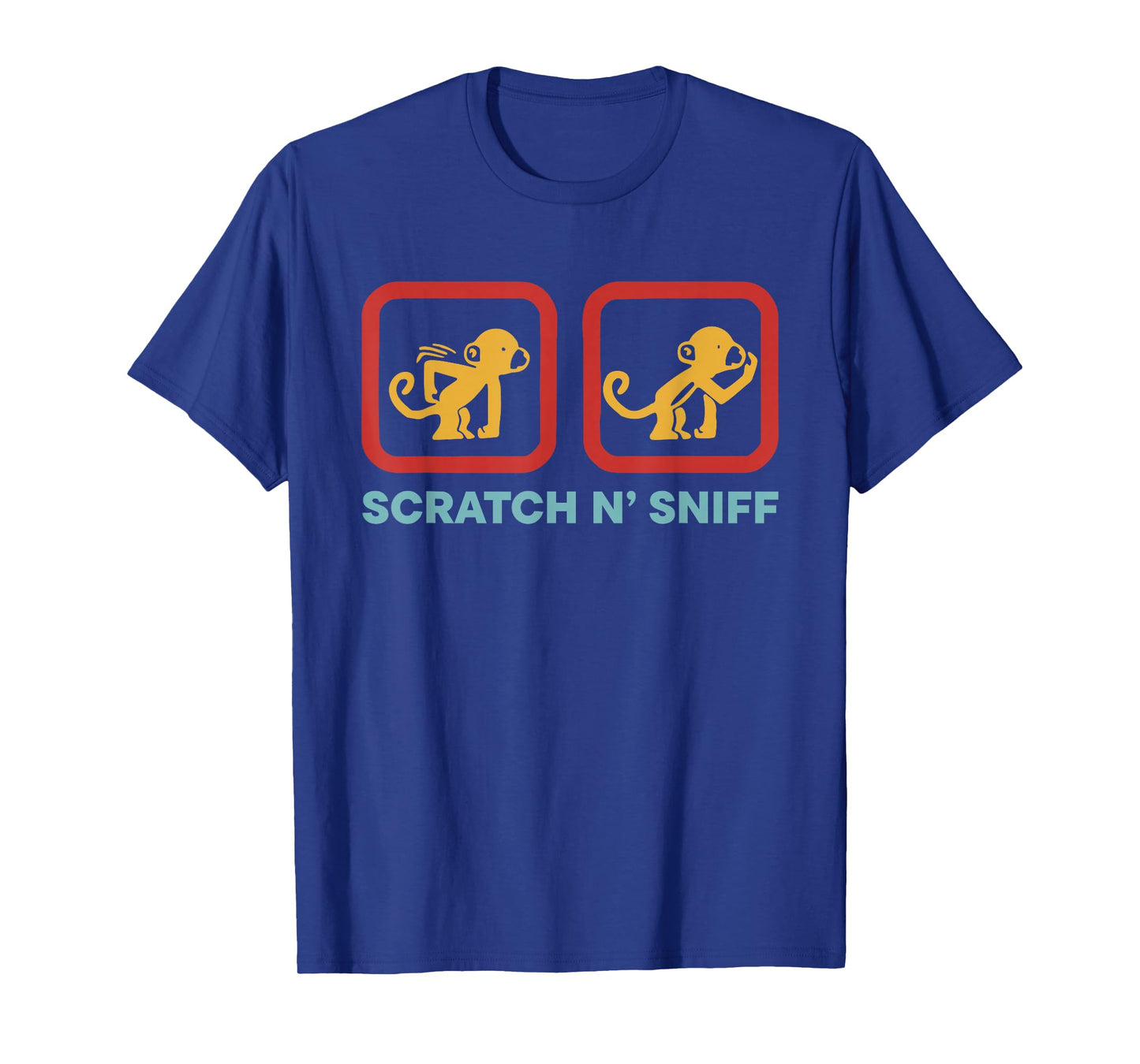Scratch N’ Sniff Monkey Humor T-Shirt