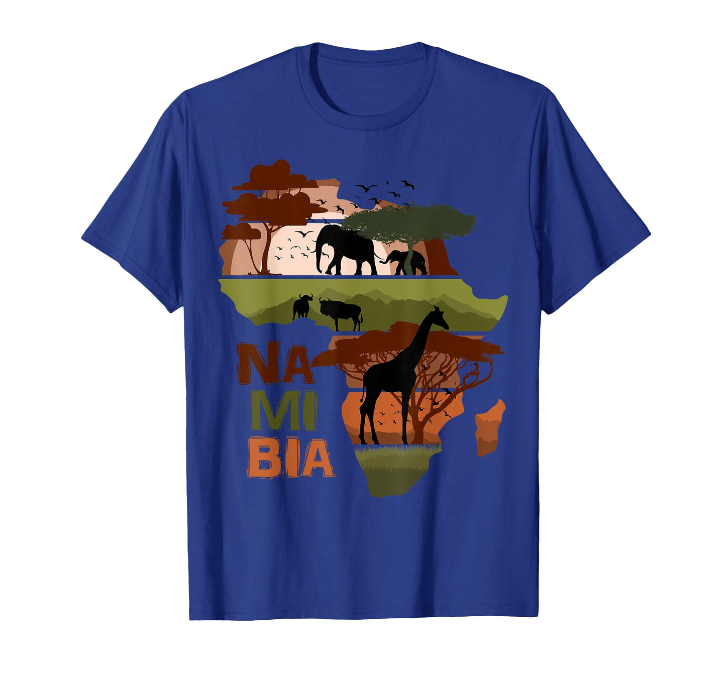 Namibia Africa Sunset Continent Nature Wild Life T-Shirt
