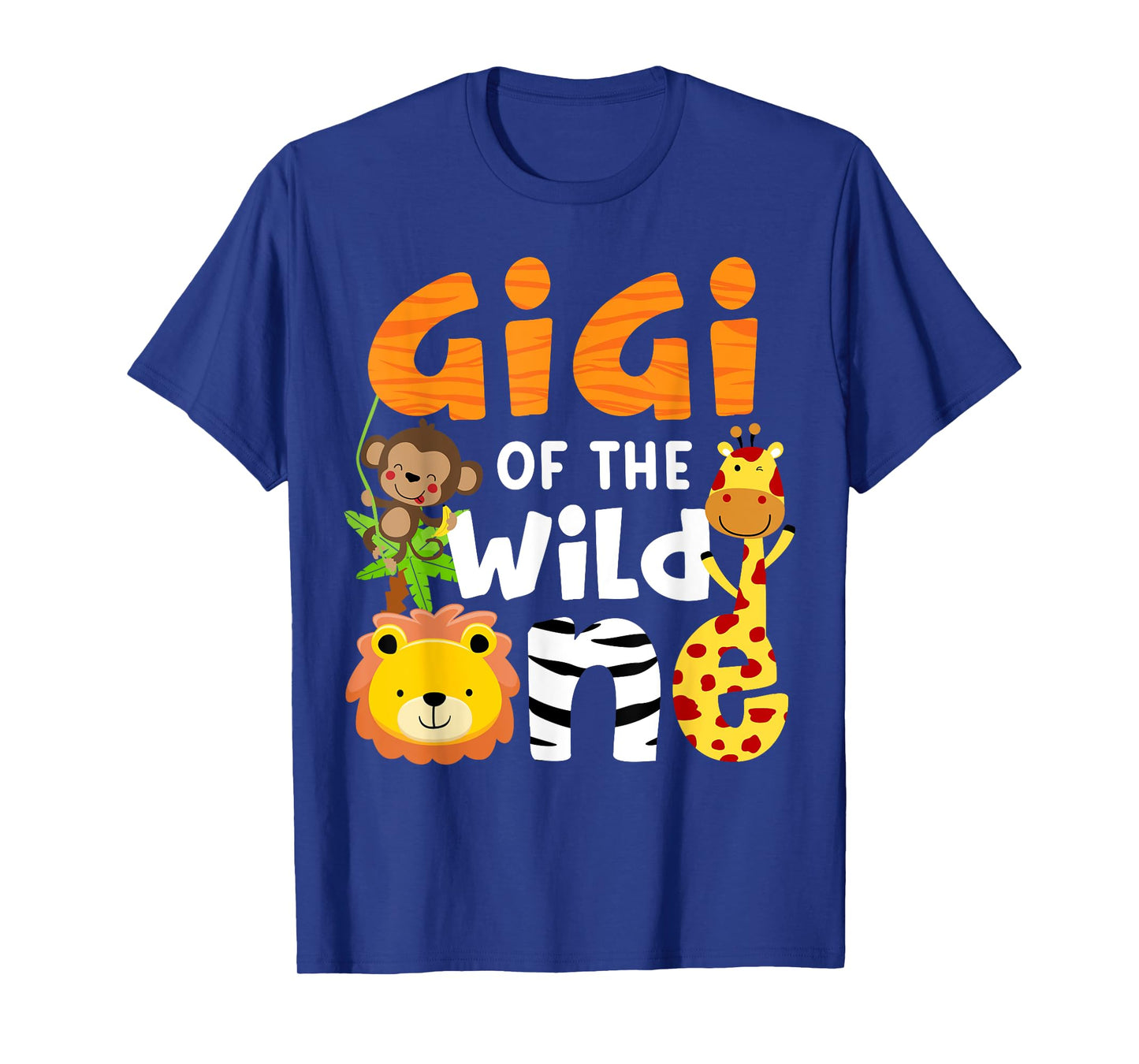 Gigi of the Wild One Zoo Theme Bday Safari Jungle Animals T-Shirt