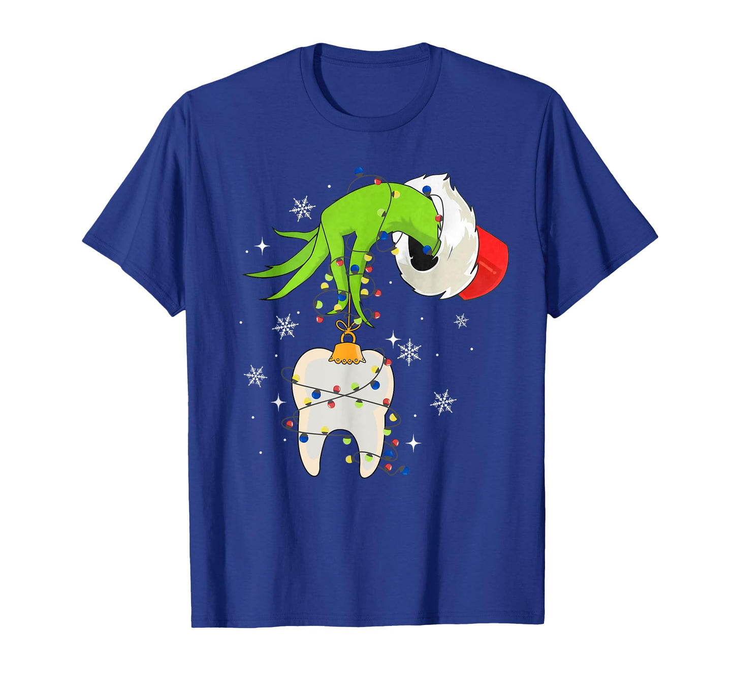 Tooth Dentist Dental Assistant Teeth Christmas Xmas Pajamas T-Shirt