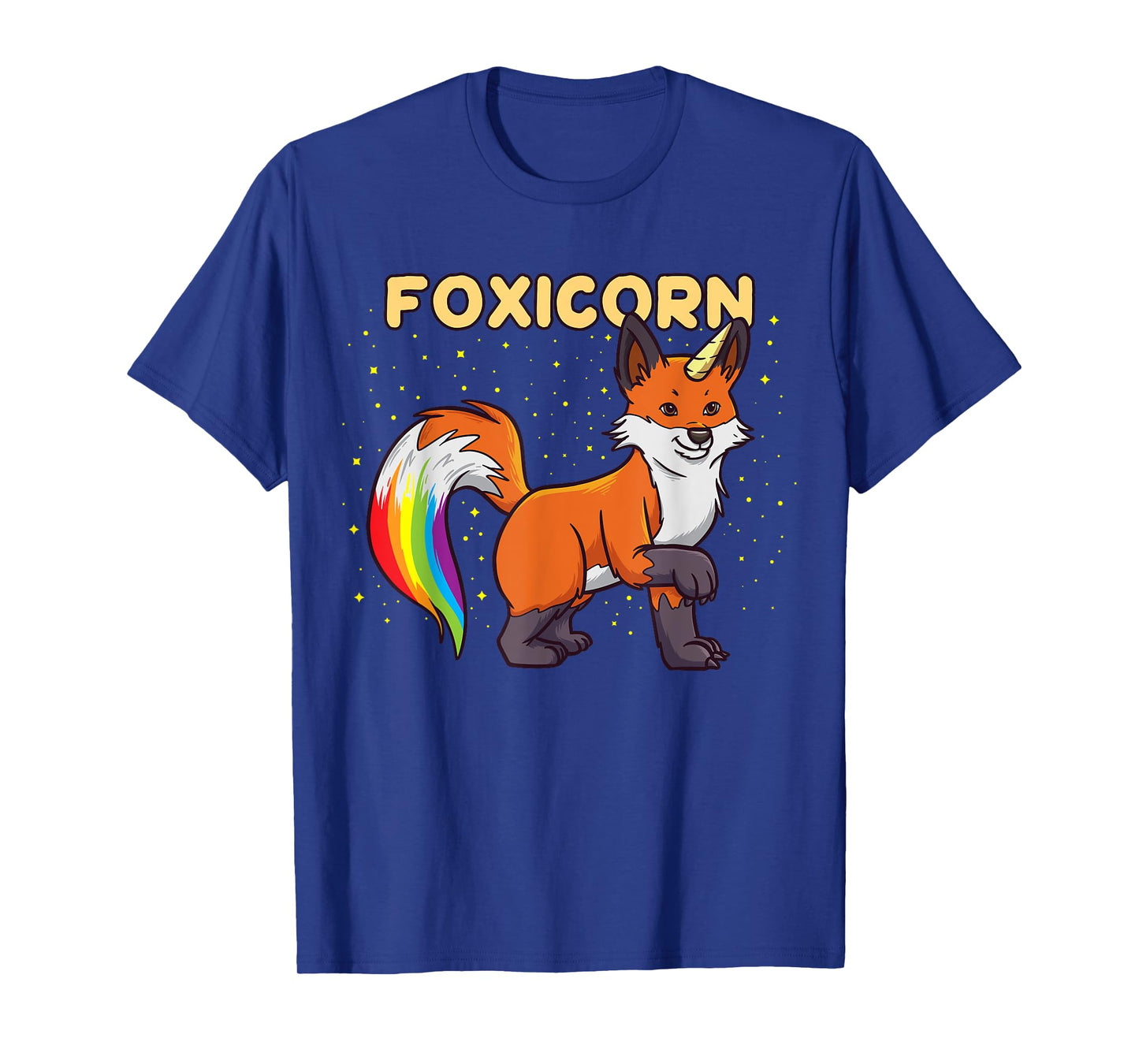 Foxicorn - Magical Kawaii Fox Unicorn Rainbow Animal T-Shirt