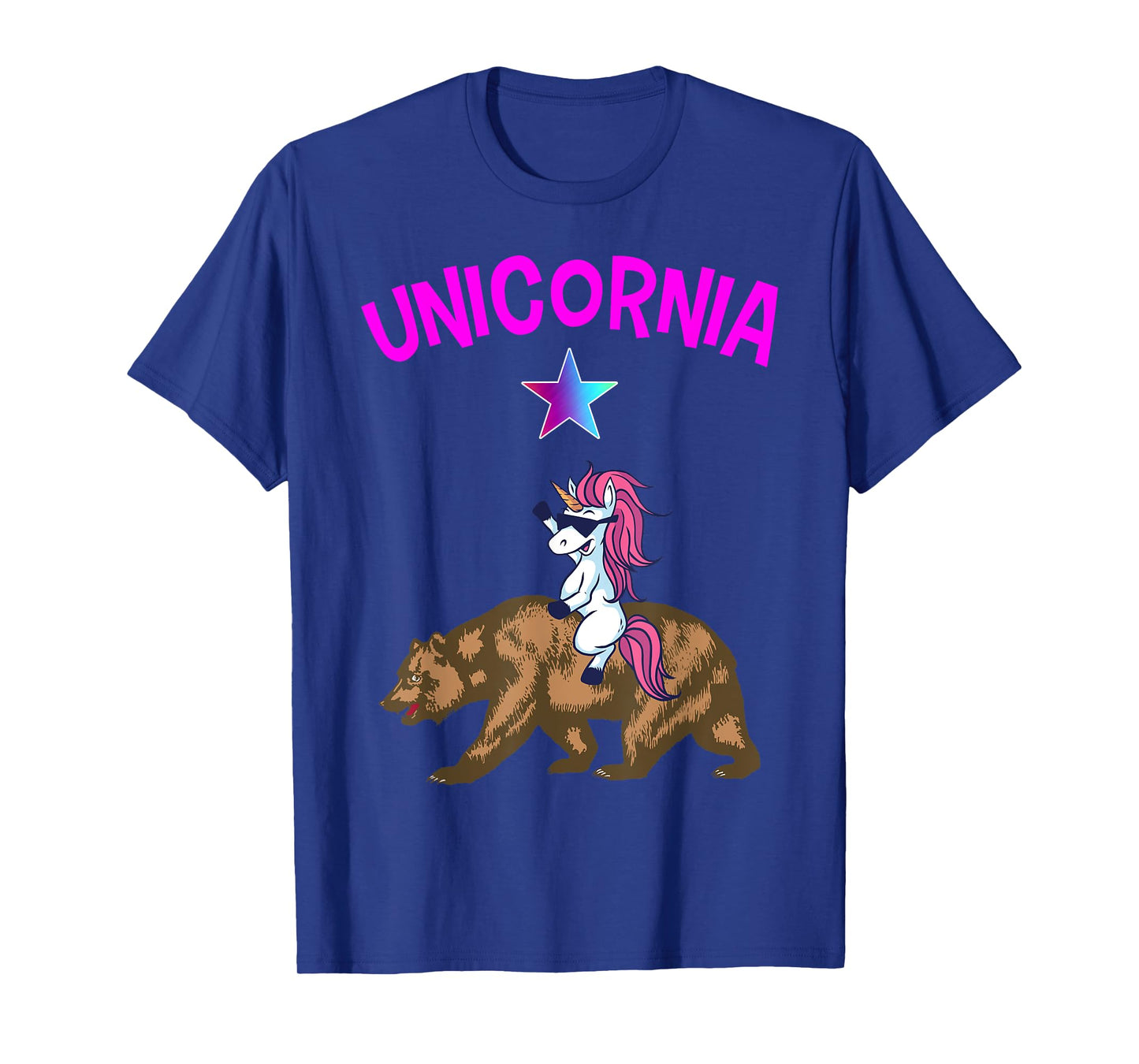 Unicornia Shirt Funny California Unicorn TShirt Gift T-Shirt