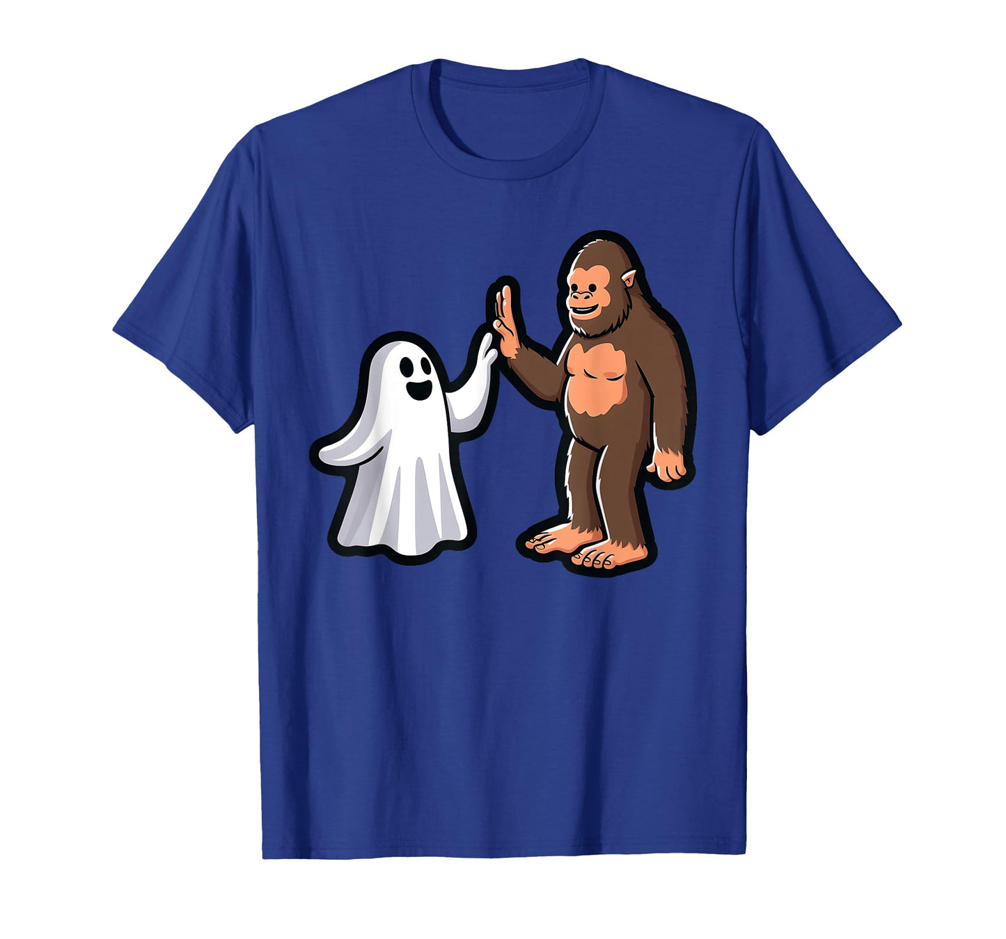 Bigfoot and Ghost High-Five Halloween Toddler Boys Costume T-Shirt