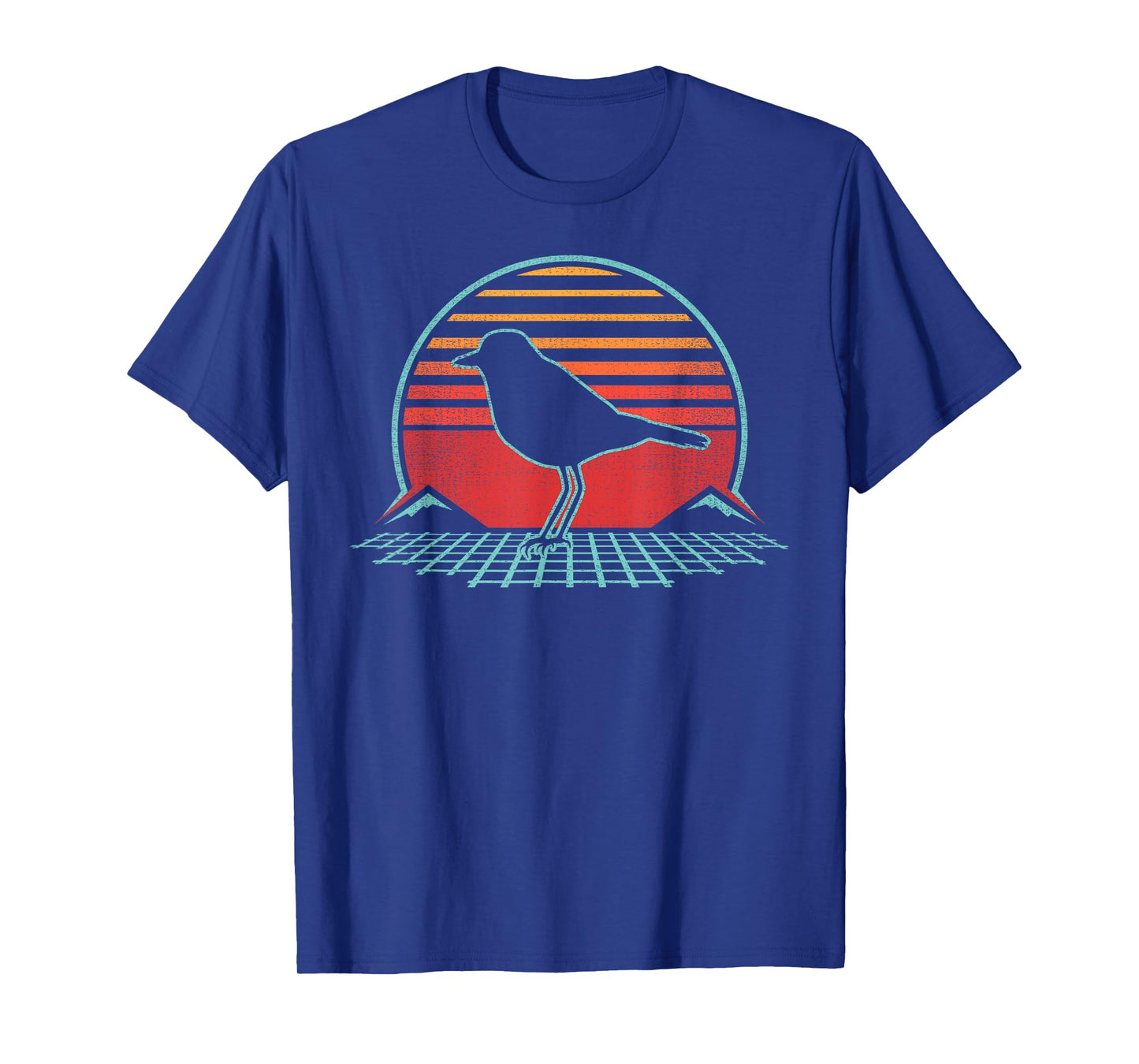 Killdeer Bird Retro Vintage 80s Style Birding Gift T-Shirt