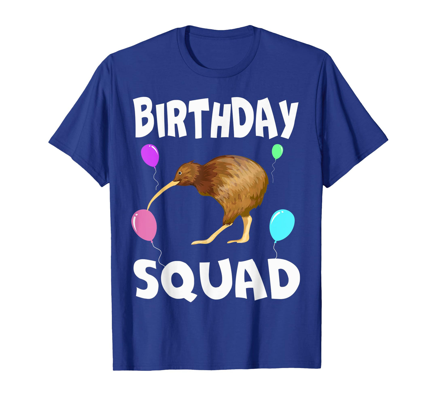 Birthday Squad Cute Kiwi bird Bday Team Men Women Kids T-Shirt