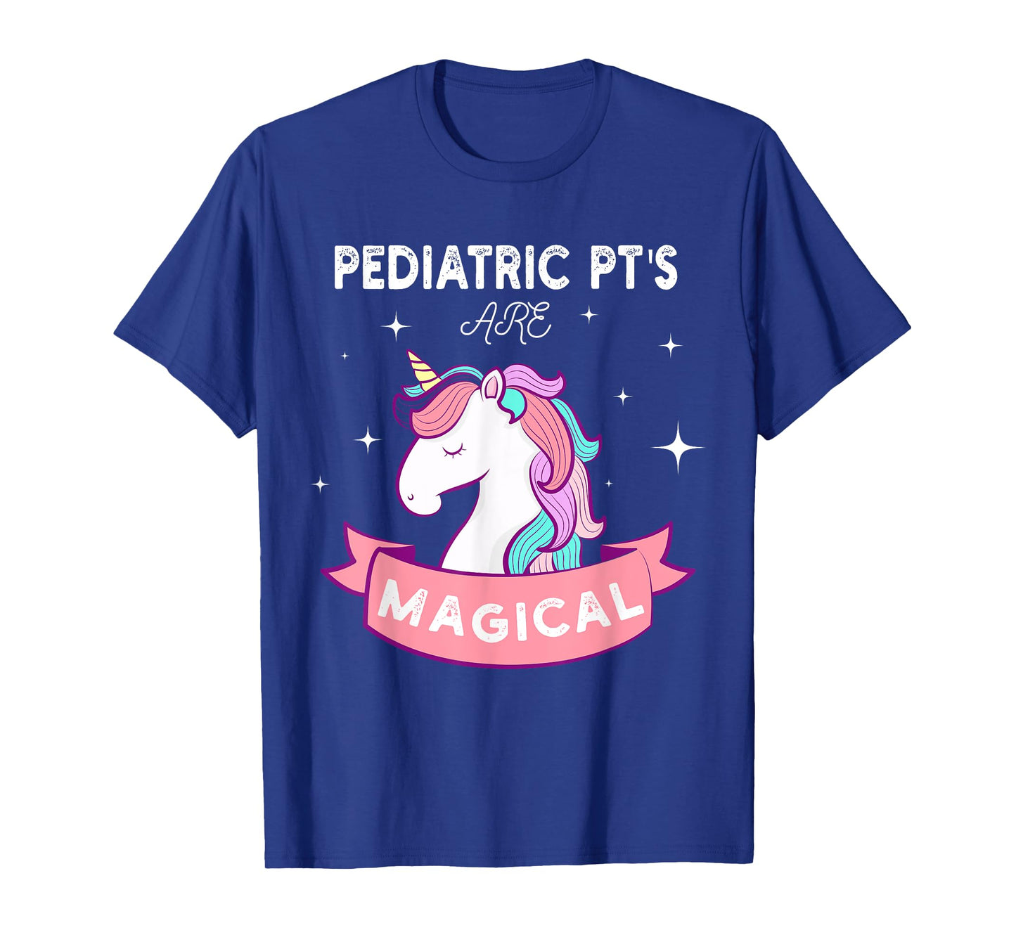 Unicorn Pediatric Rainbow PT Tee, Physical Therapy Therapist T-Shirt