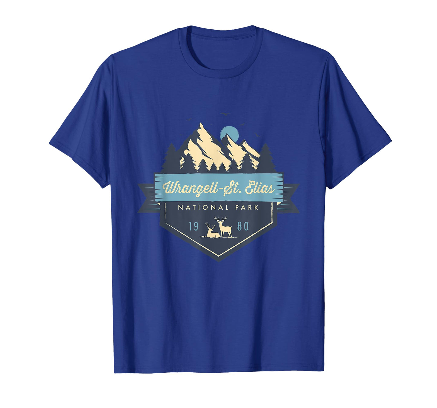 Wrangell St. Elias National Park Cool Vintage Mountain T-Shirt