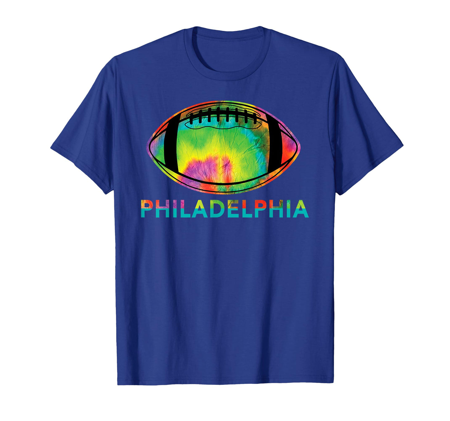 Tie Dye Cool Football Design Apparel Philadelphia T-Shirt