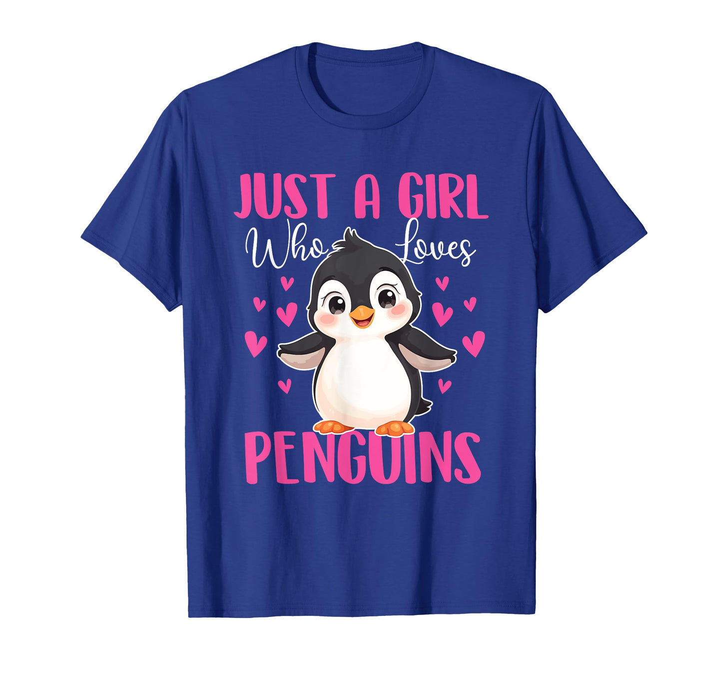 Just A Girl Who Loves Penguins - Penguin Lover Bird Watcher T-Shirt