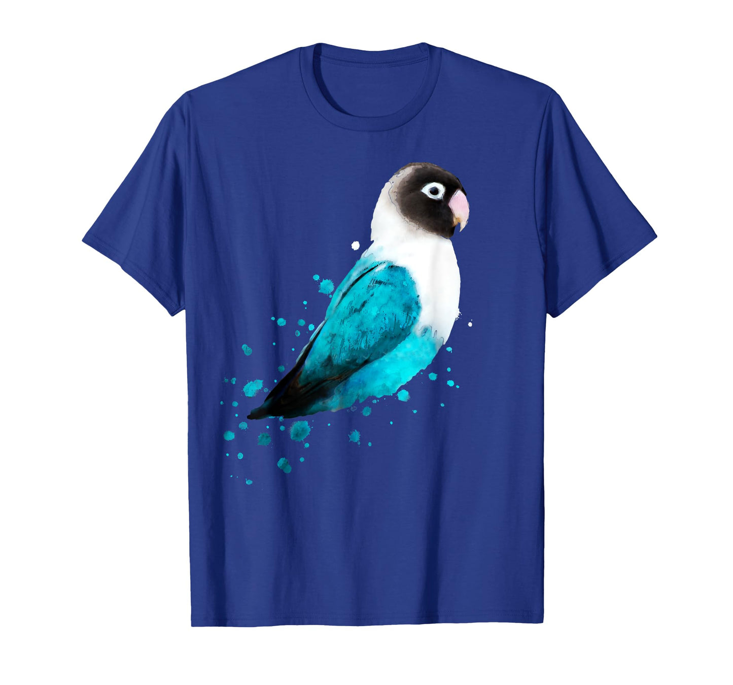 Masked Lovebird, Black-masked Lovebird Parrot Bird T-Shirt
