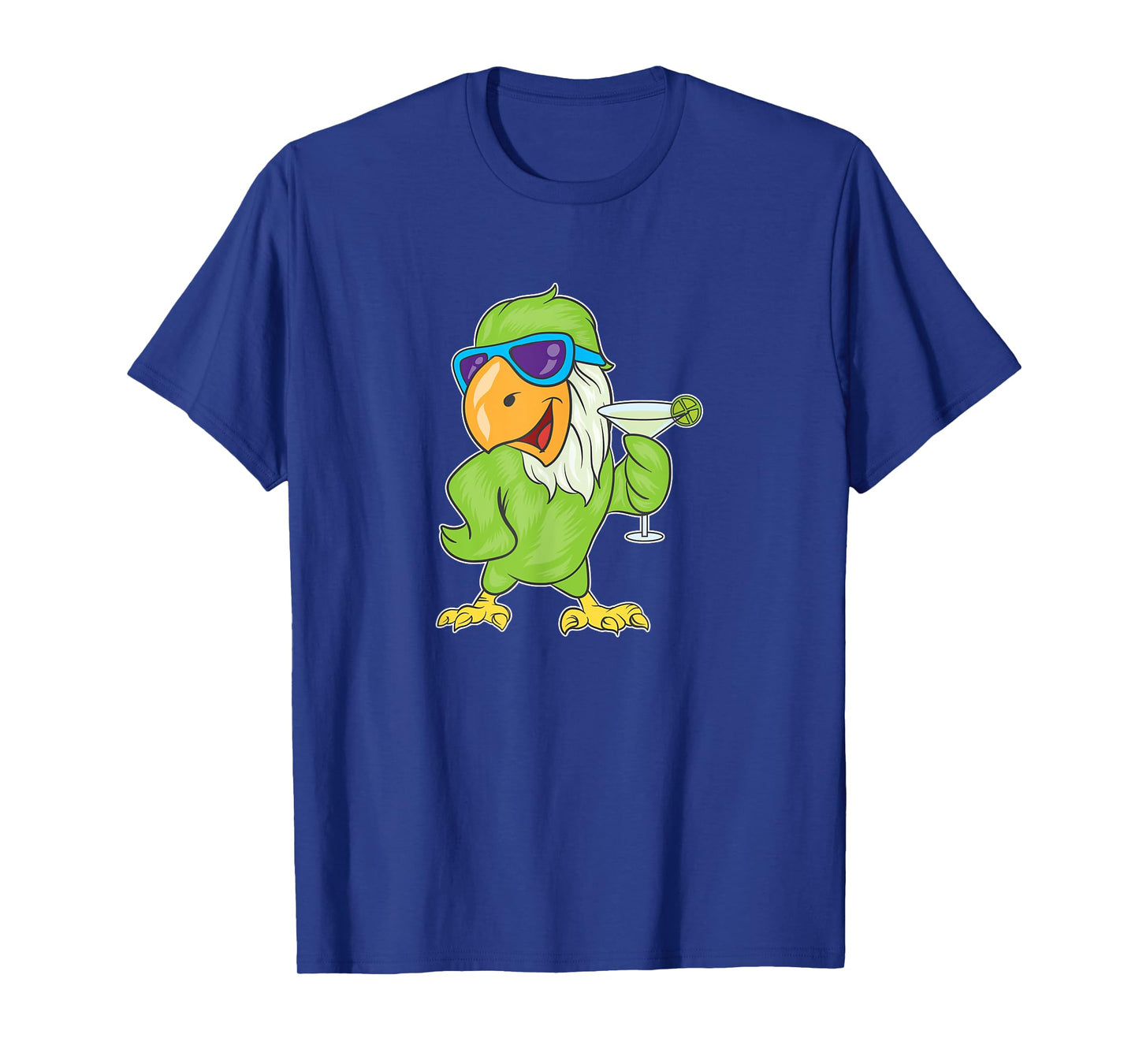 Parrots Tropical Drinking Margaritas T-Shirt