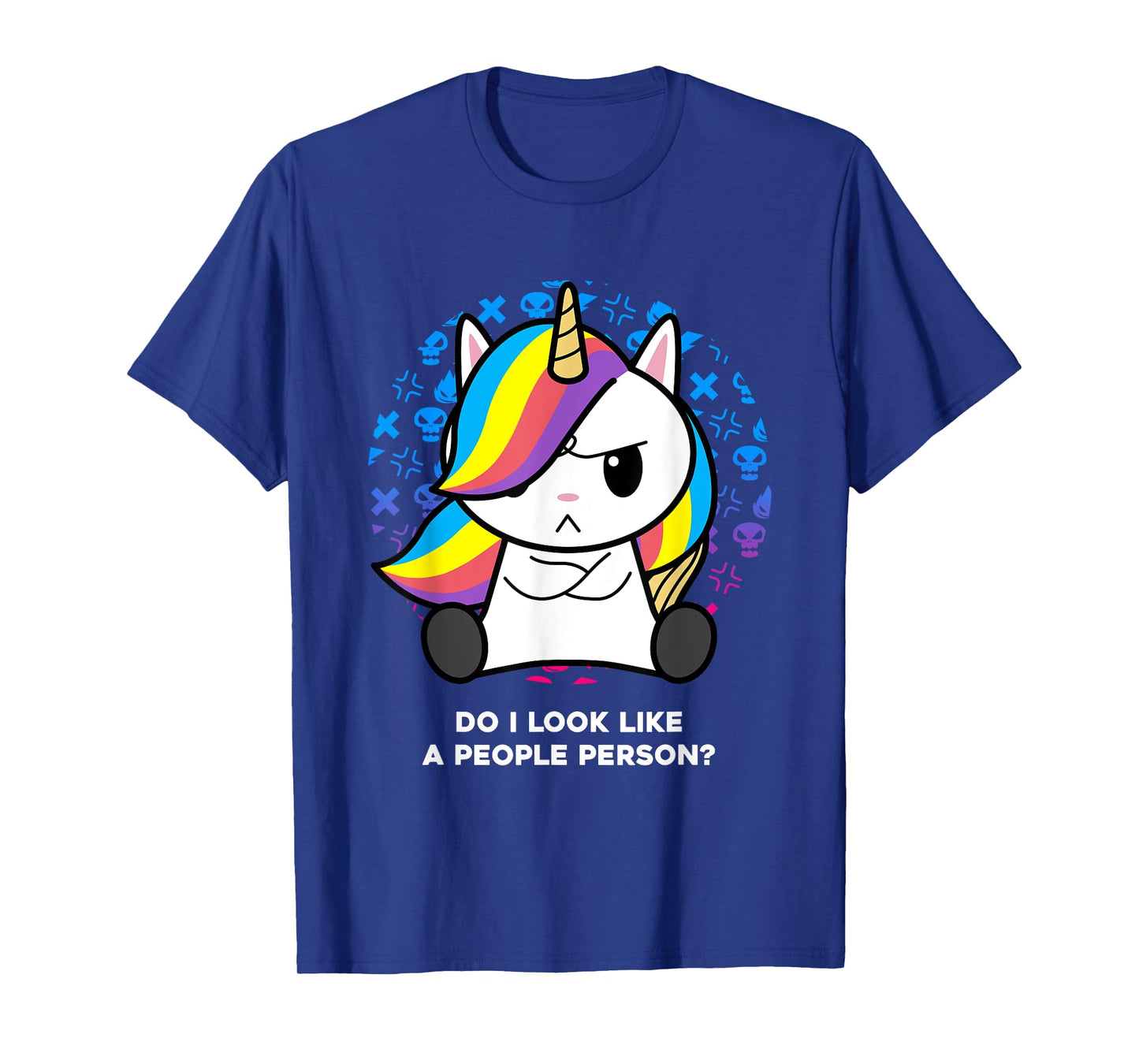 I'm Not Goth I Just Hate Everything Gothic Nerd Unicorn T-Shirt