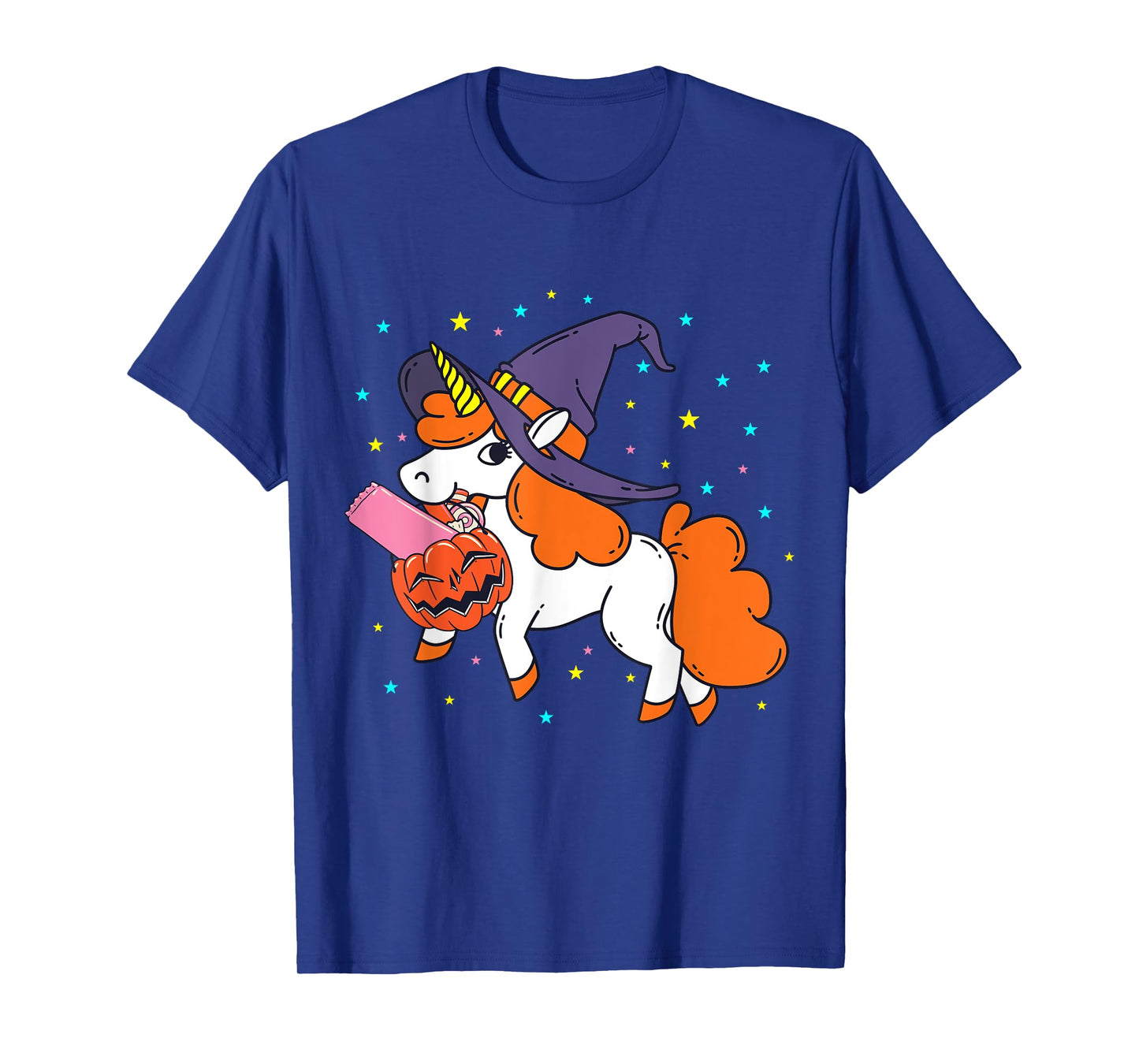 Halloween Unicorn Girls Women Witchy Unicorn Halloween T-Shirt