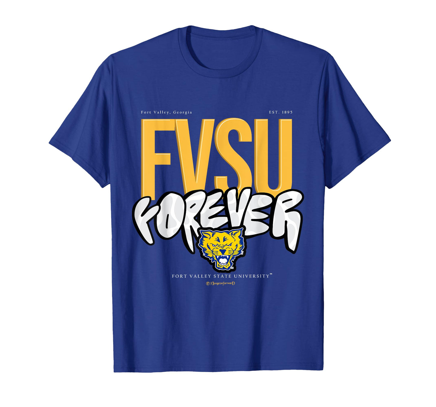 The Yard Essentials - Fort Valley State- FVSU Forever Grey T-Shirt