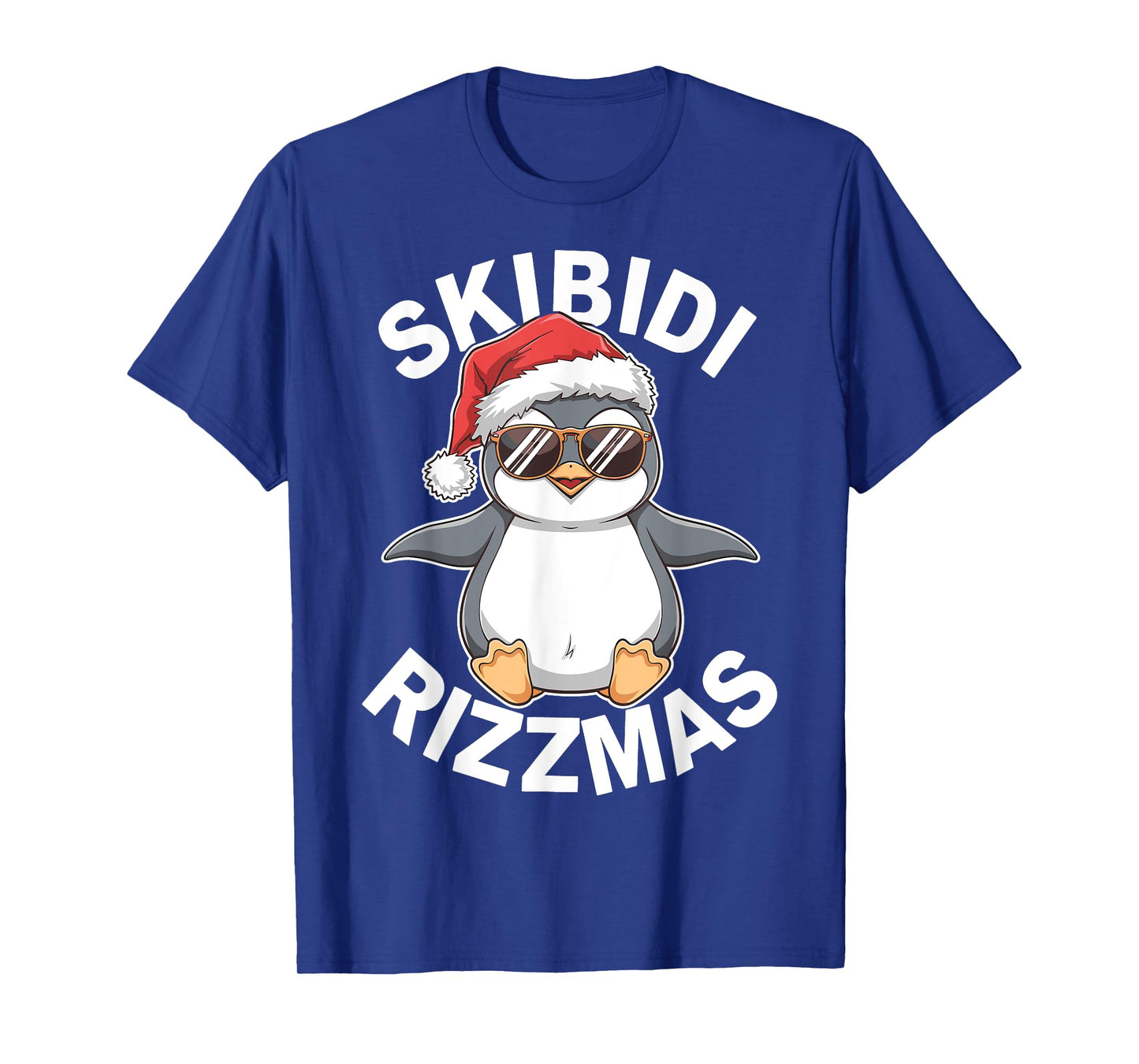 Skibidi Rizzmas Funny Christmas Christmas Season Penguin T-Shirt