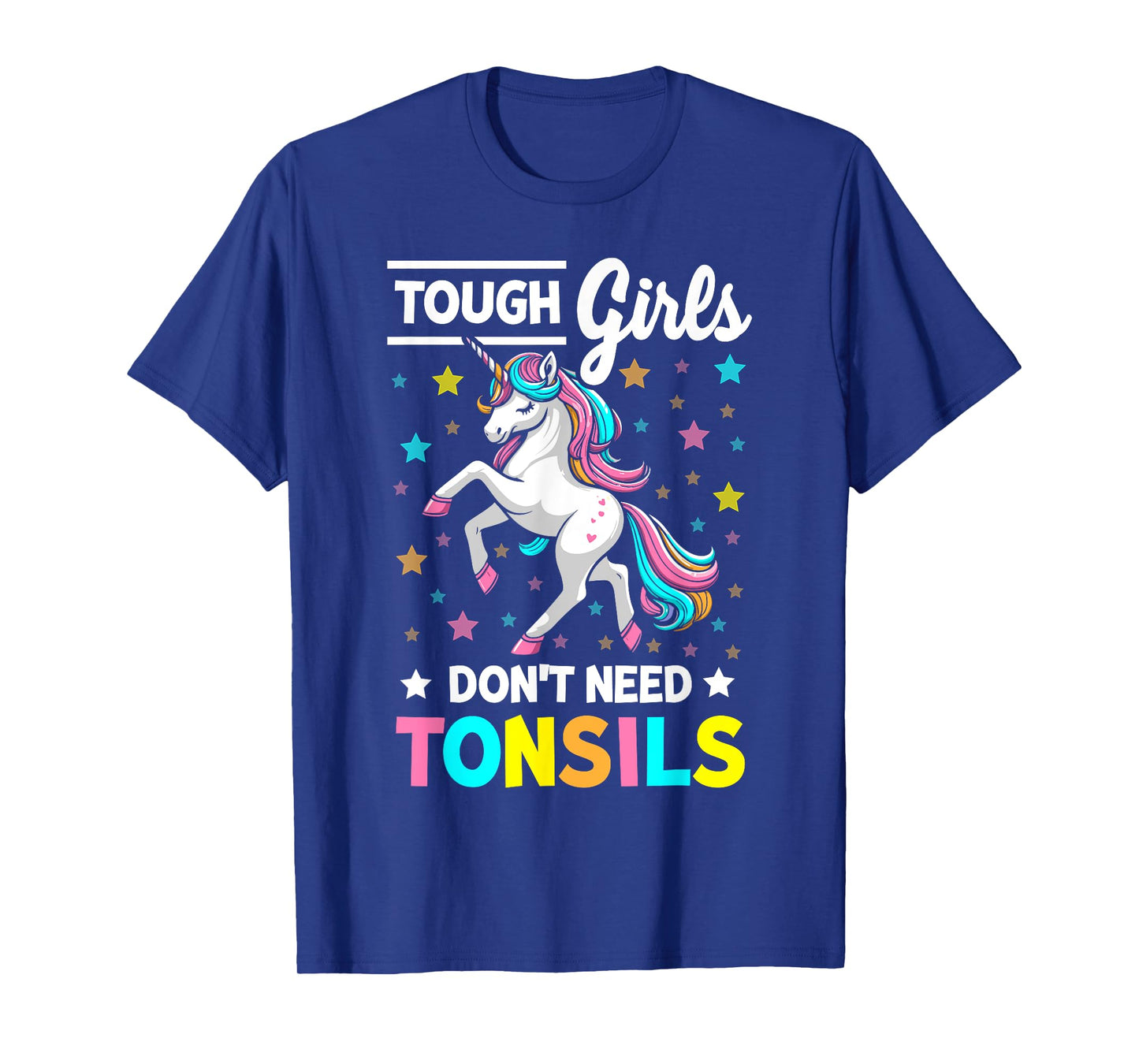 Tonsil Surgery Recovery Girls Unicorn Tonsil Removal T-Shirt