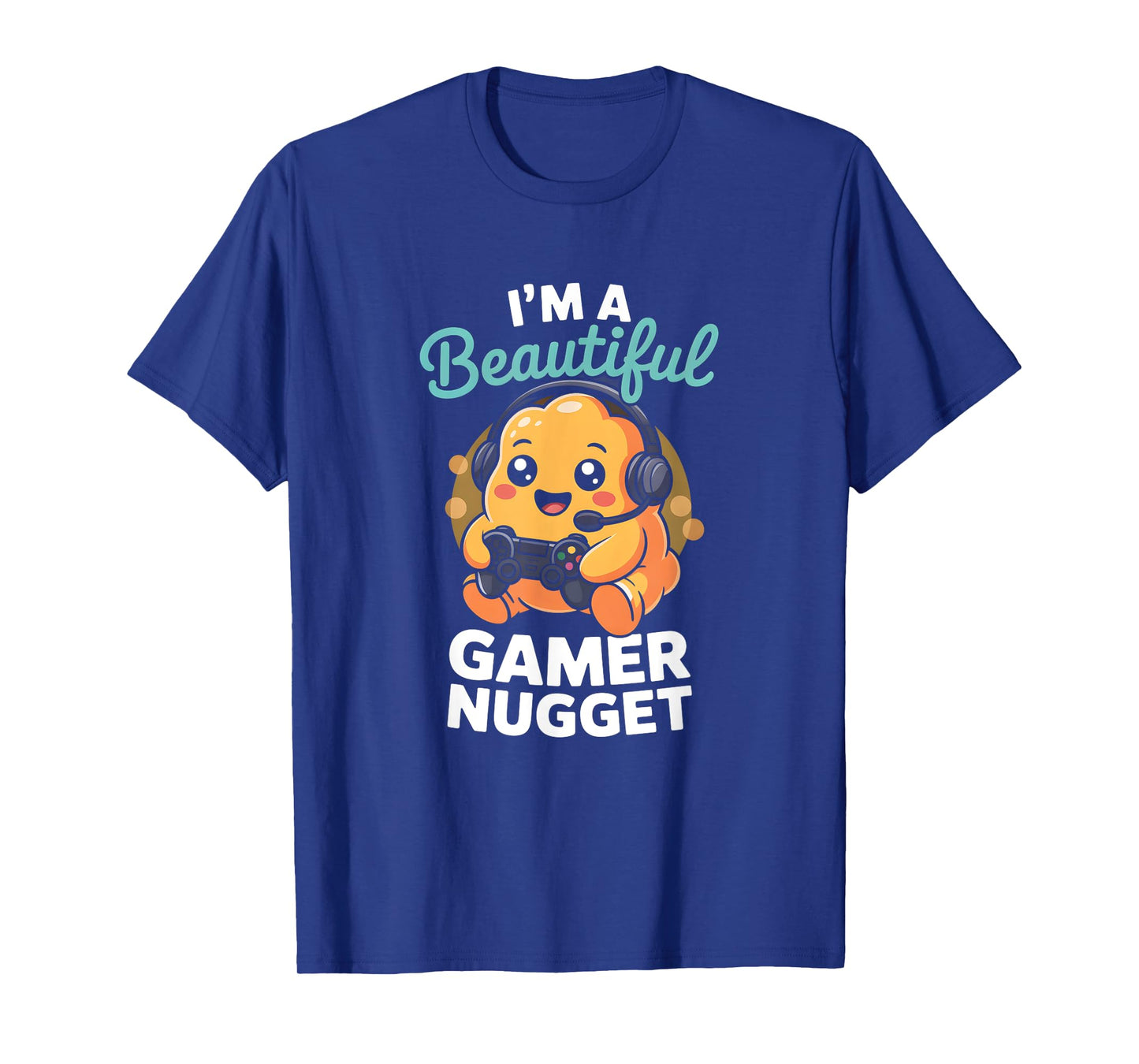 Kawaii Gamer Chicken Nugget Cute Gaming Food Lover Graphic T-Shirt