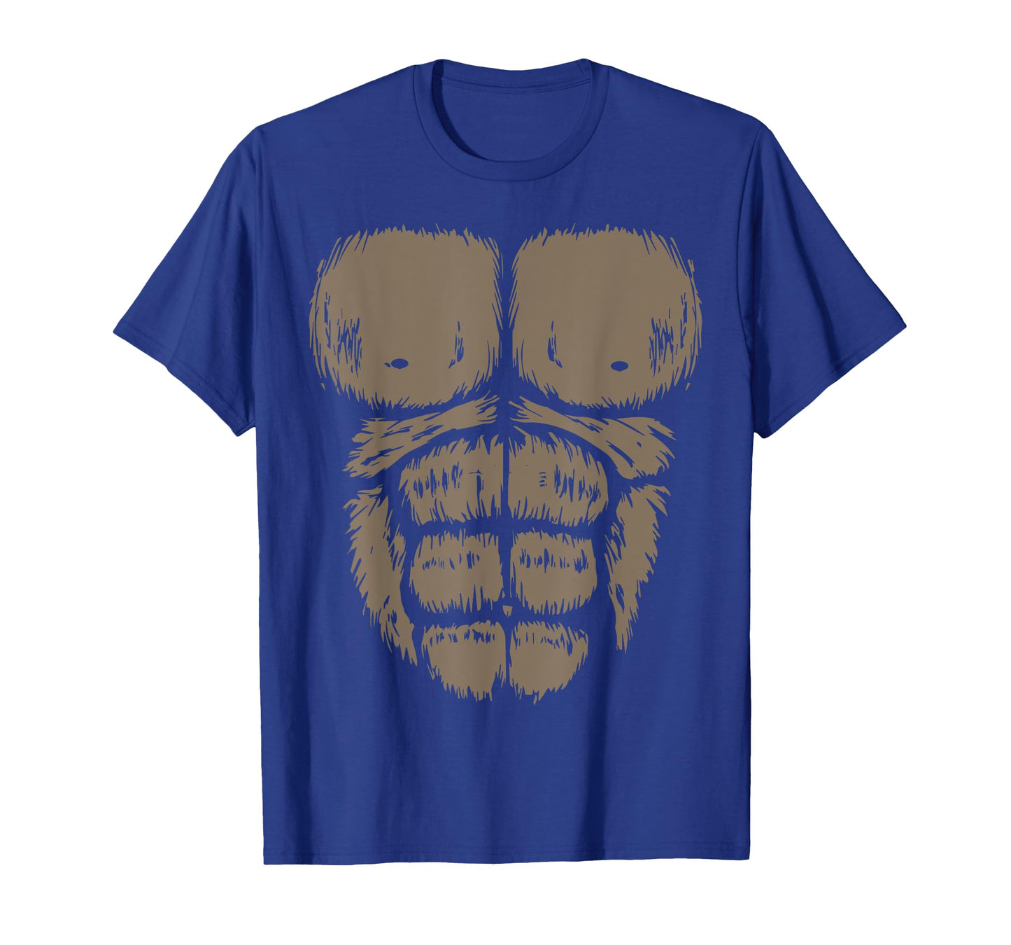 Gorilla Monkey Belly Chest Costume DIY Halloween Matching T-Shirt